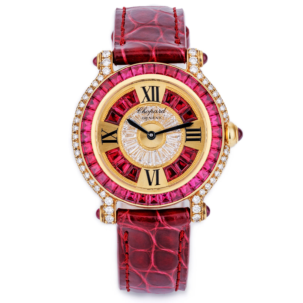 Chopard Limited Edition Happy Sport | REF. 13/6416-21 | Ruby & Diamond
