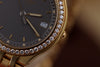 Chopard Monte-Carlo | REF. 2232/11 | Grey Dial | Diamond Bezel | Date Display | 18k Yellow Gold | 31.5mm | 1990's