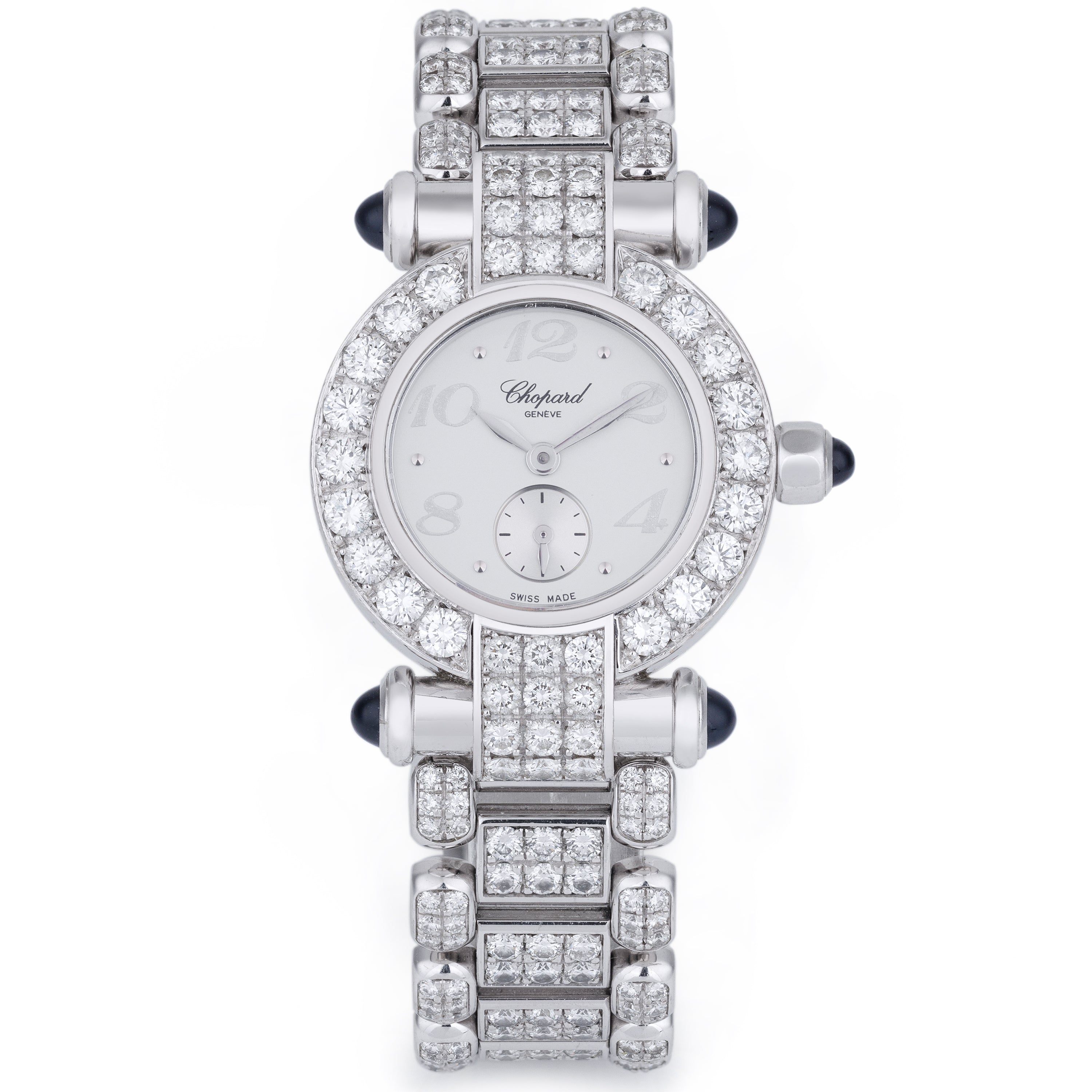 Chopard Imperiale | REF. 39-3168-36 or 4156 | Full Pave Diamond | 18k White Gold | Box & Papers | 26mm