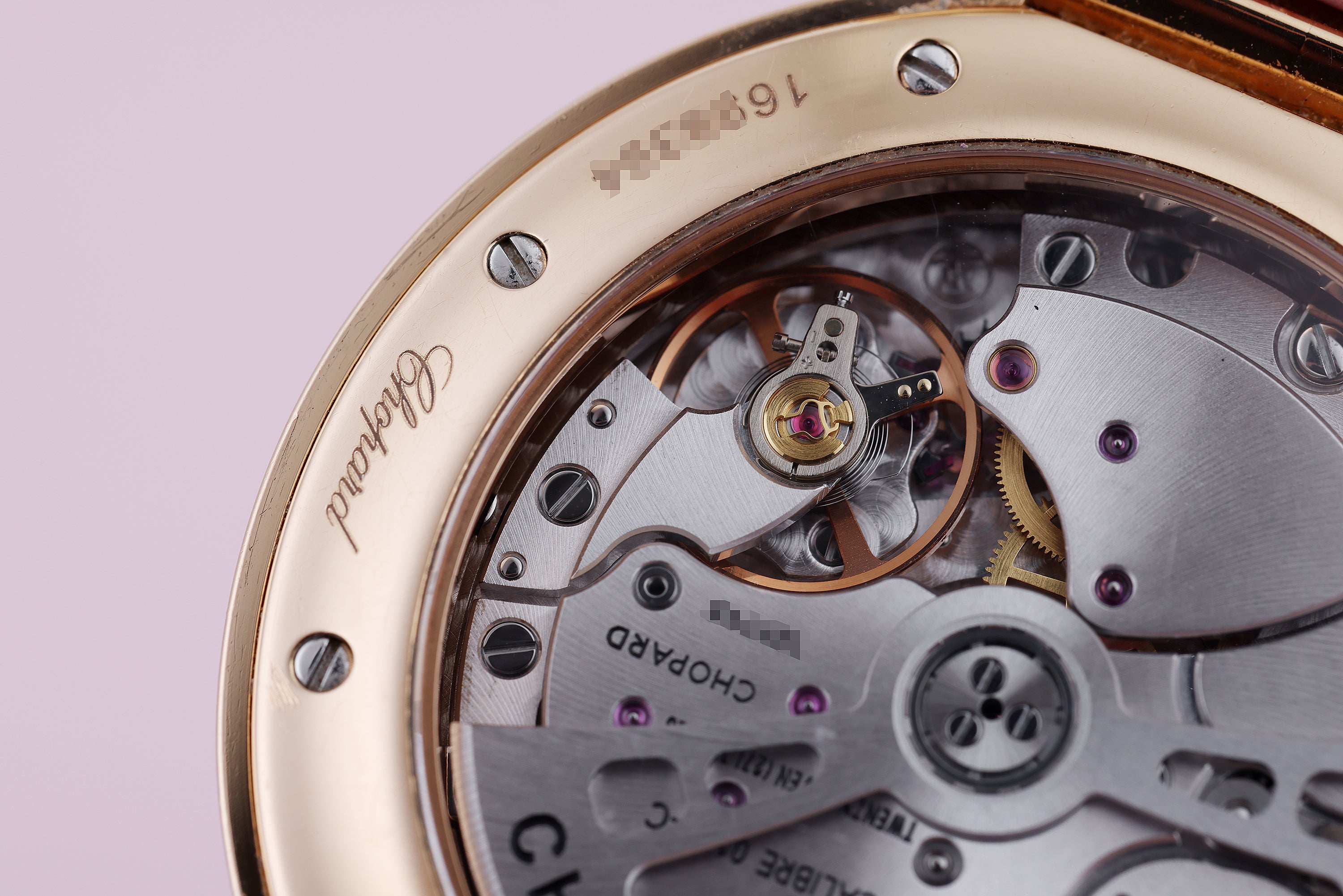 Chopard Happy Diamonds Ladies Watch | REF. 4239 | White & Pink Diamonds | 18k Rose Gold | 40mm