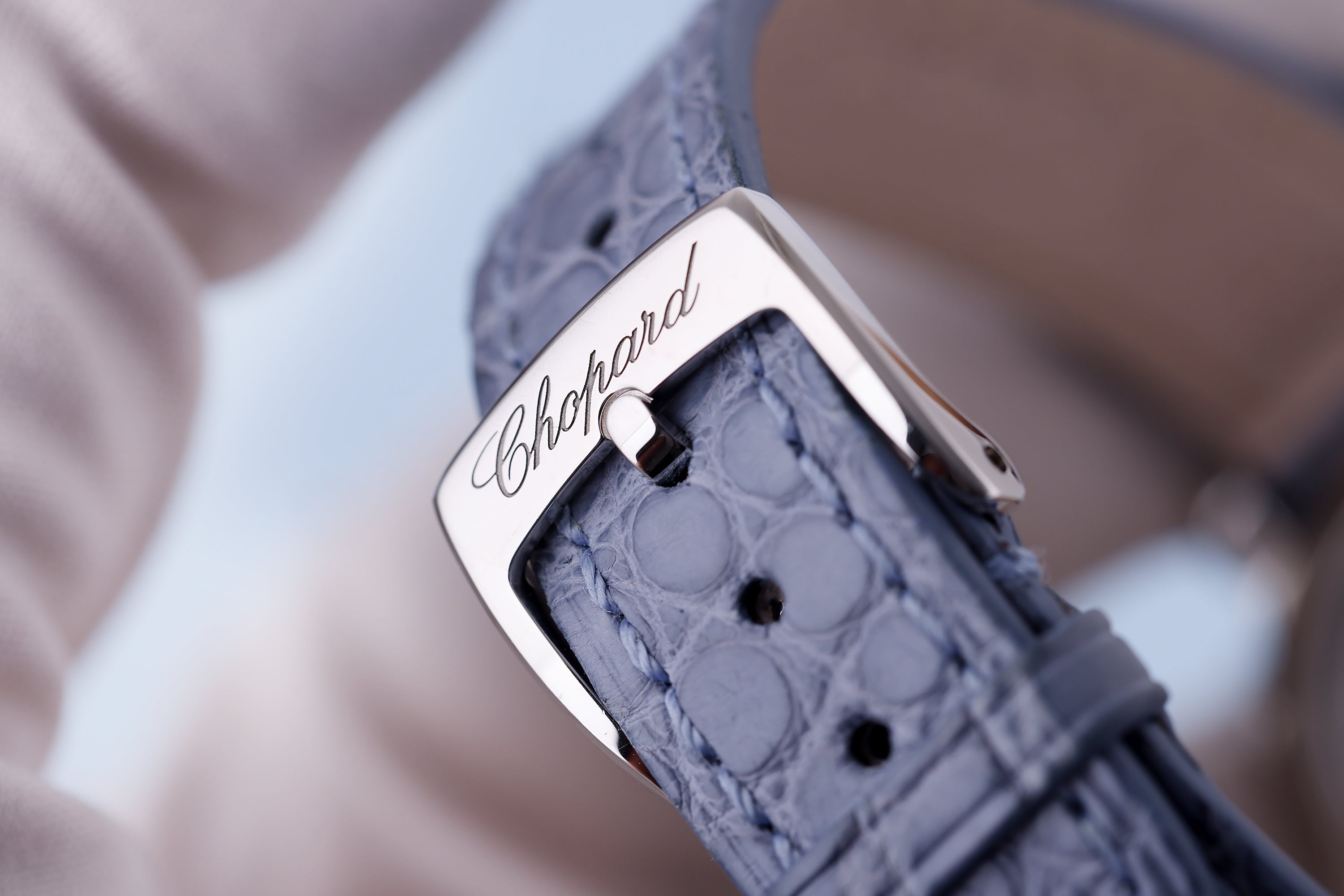 Chopard Happy Sport | REF. 278573-3010 | Blue Mother of Pearl | Automatic | 30mm | Diamond Bezel | Stainless Steel