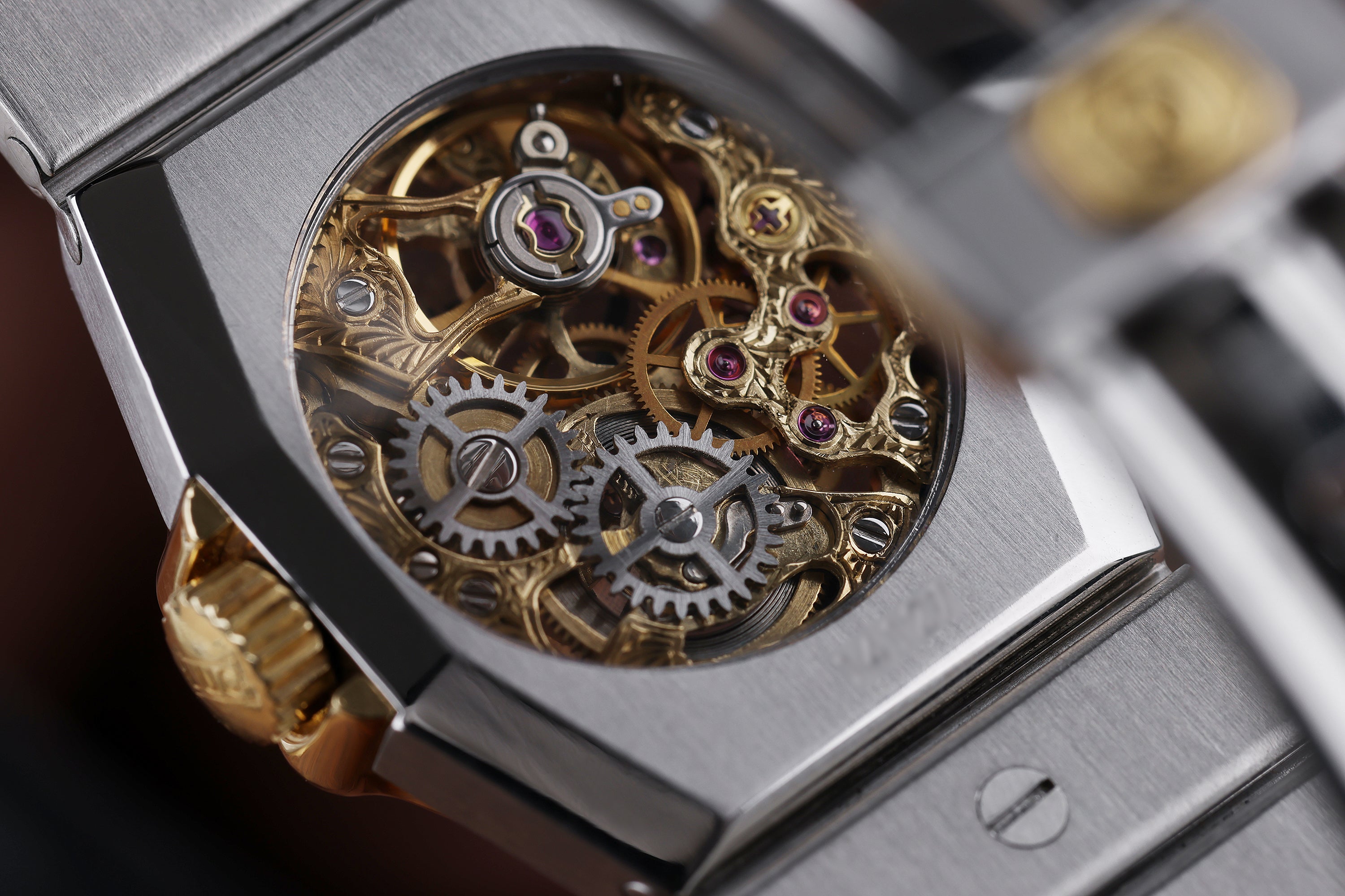 Rare Chopard St Moritz "Skeleton" | REF. 258024-4007 | Manual Wind | 24mm | Stainless Steel & 18k Yellow Gold | 1980's