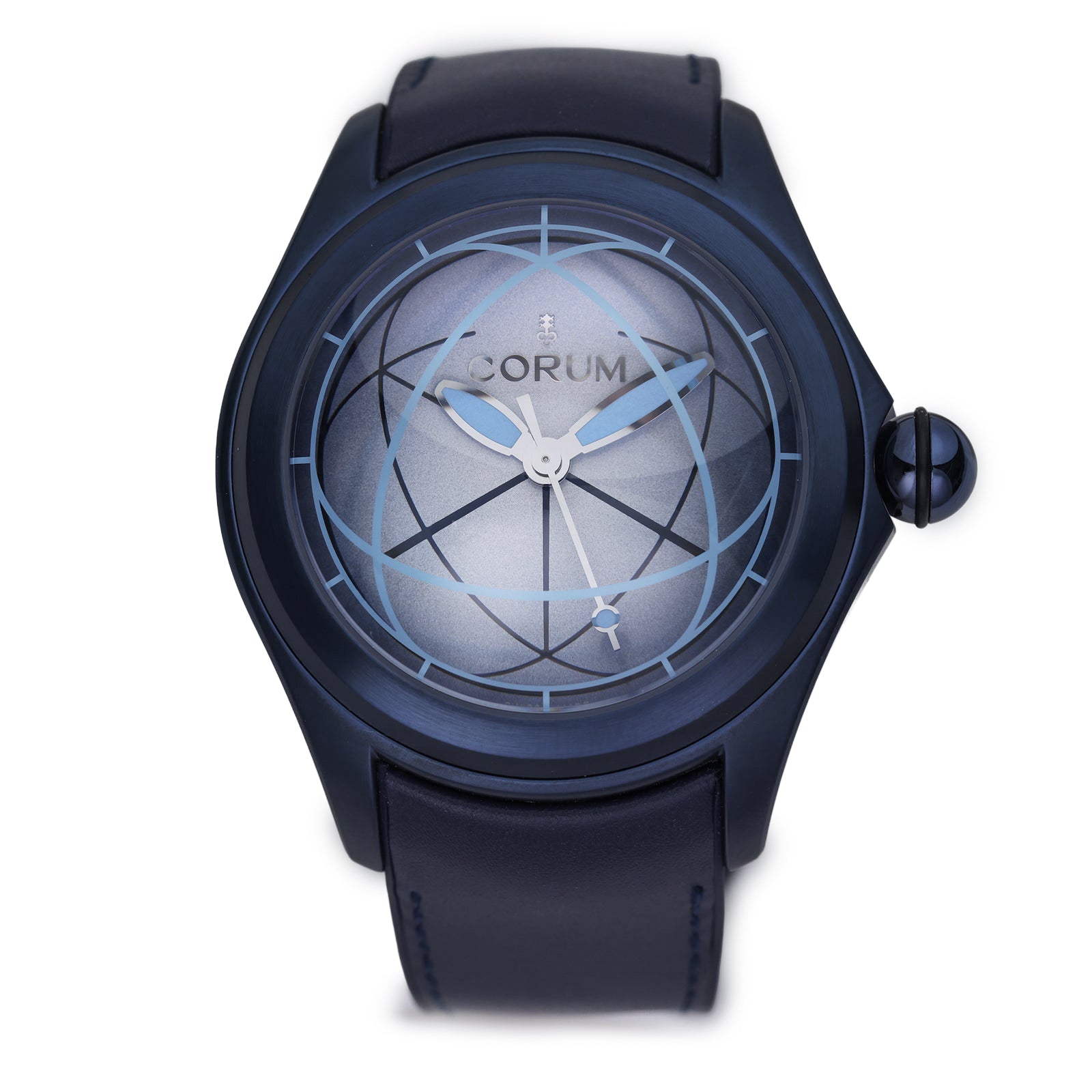 Unworn Corum Bubble Sphere² By Nicolas Le Moigne | 47MM | REF. 082.312.98-0063 OP02 R | Blue PVD Stainless Steel | Limited 350 Pieces