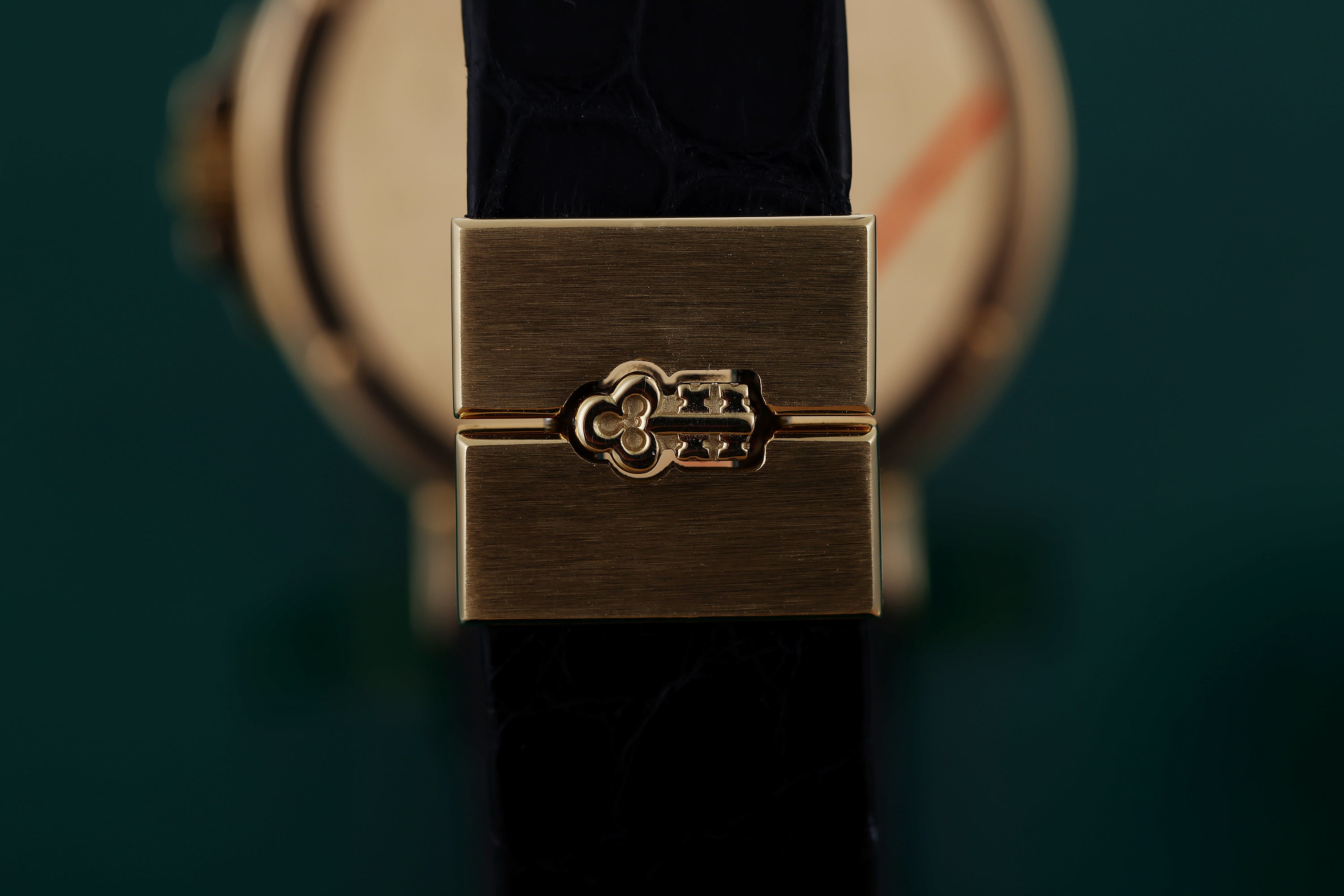 Corum 'Meteorite Peary' | REF. 81.450.56 | Moonphase & Date Display | Meteorite Dial | Blue Enamel | 18k Yellow Gold | Circa 1990's