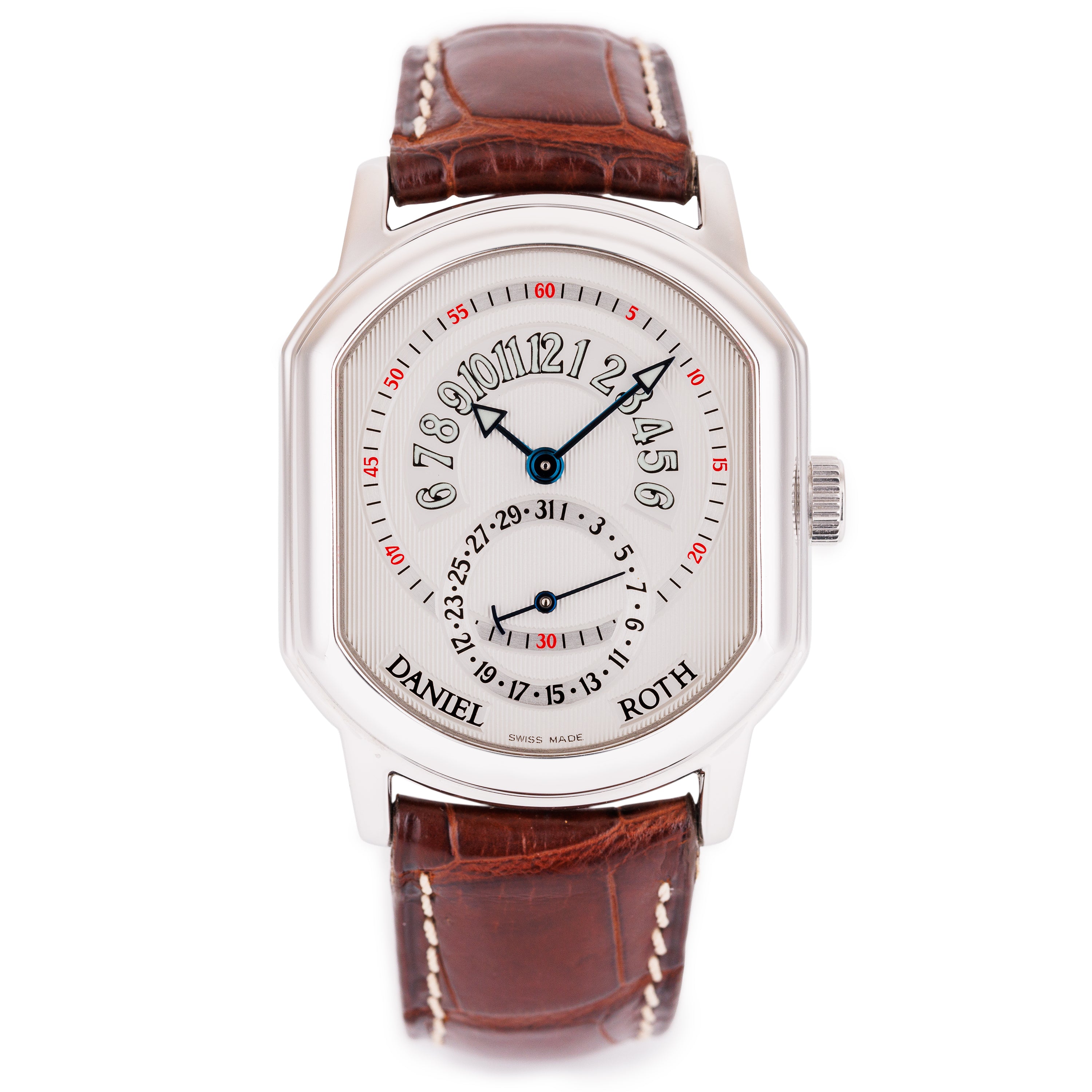 Daniel Roth Premier Retrograde | REF. 807.L.10 | Date | Stainless Steel | 35mm | Box