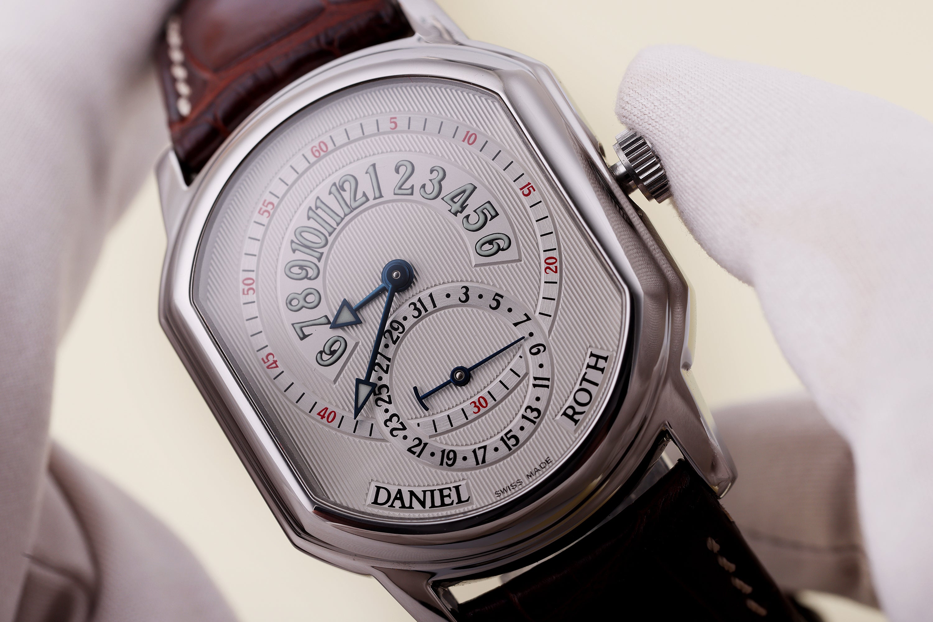 Daniel Roth Premier Retrograde | REF. 807.L.10 | Date | Stainless Steel | 35mm | Box