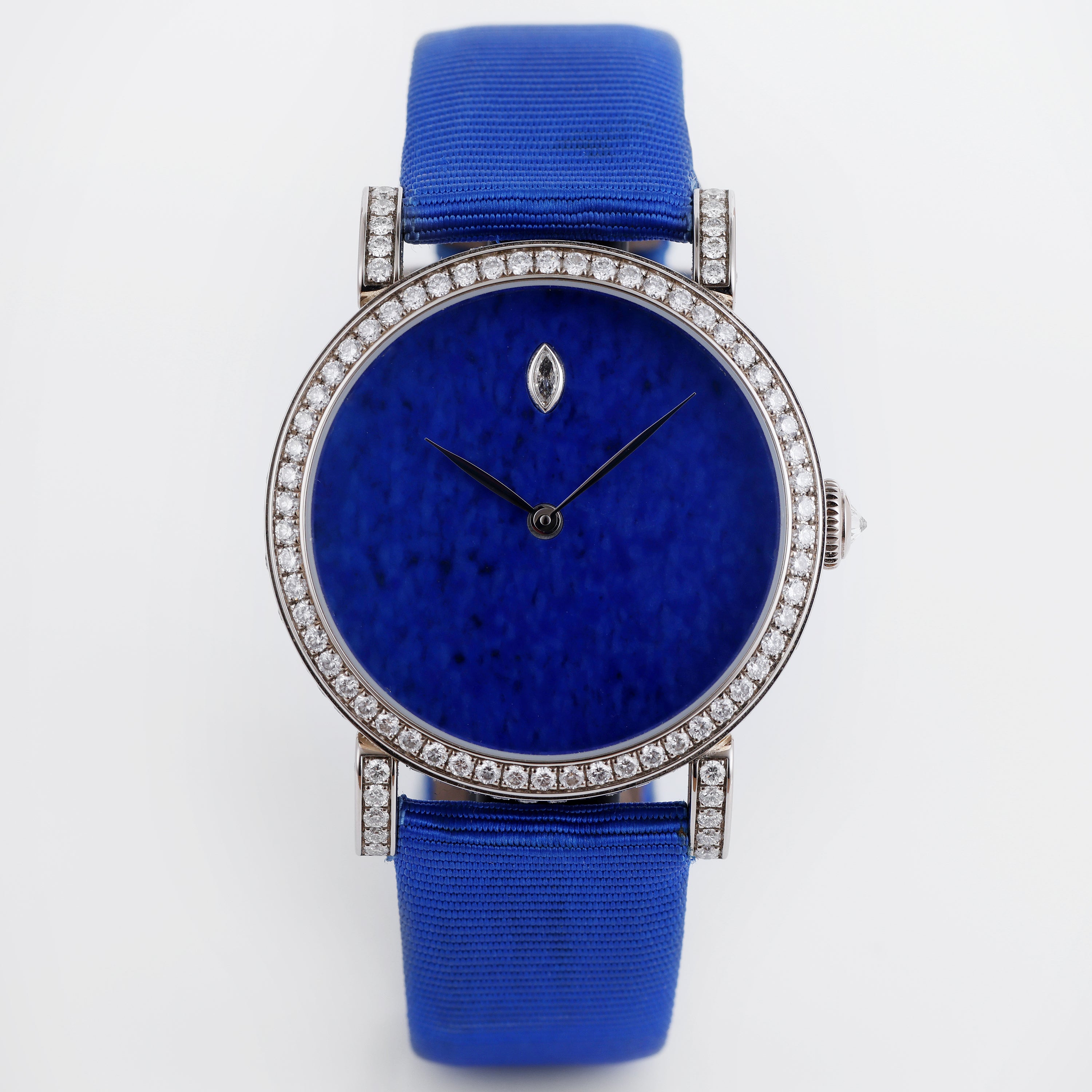 DeLaneau | Rondo 36 Lapis Lazuli | REF. RON36105 WG PIE01 | Piece Unique | 18k White Gold | Box & Papers | RRP £46,350