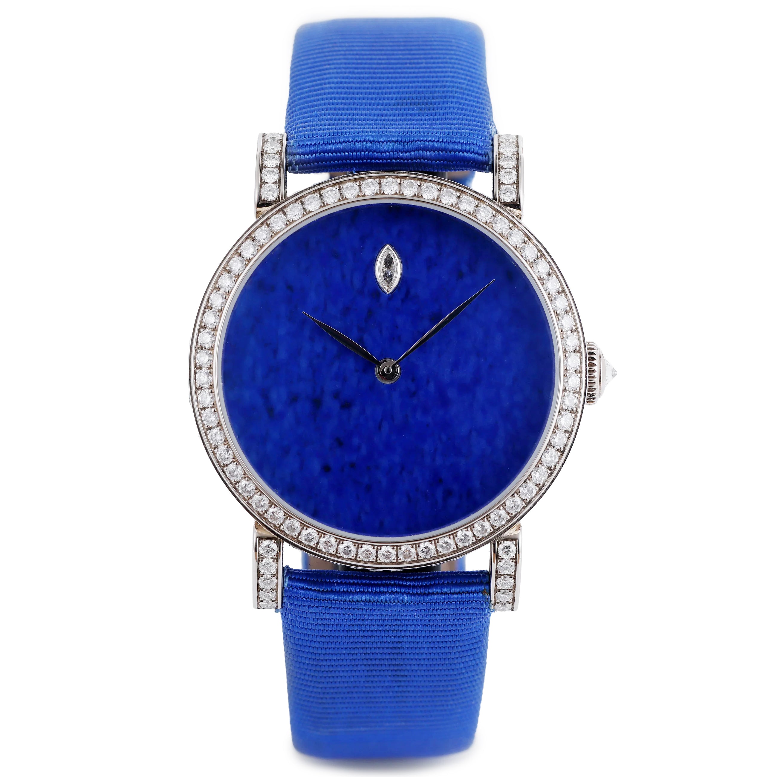DeLaneau | Rondo 36 Lapis Lazuli | REF. RON36105 WG PIE01 | Piece Unique | 18k White Gold | Box & Papers | RRP £46,350