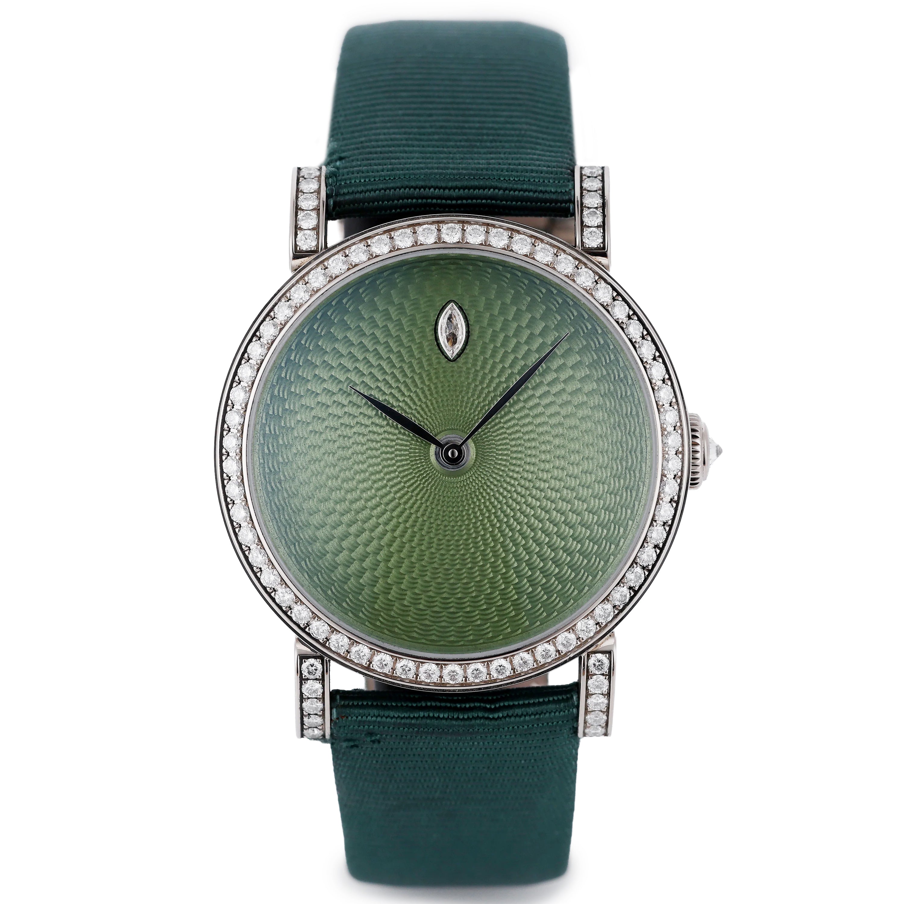 DeLaneau | Rondo 36 Translucent | REF. RON36001 WG GUI08 | Piece Unique | 18k White Gold | RRP £33,520