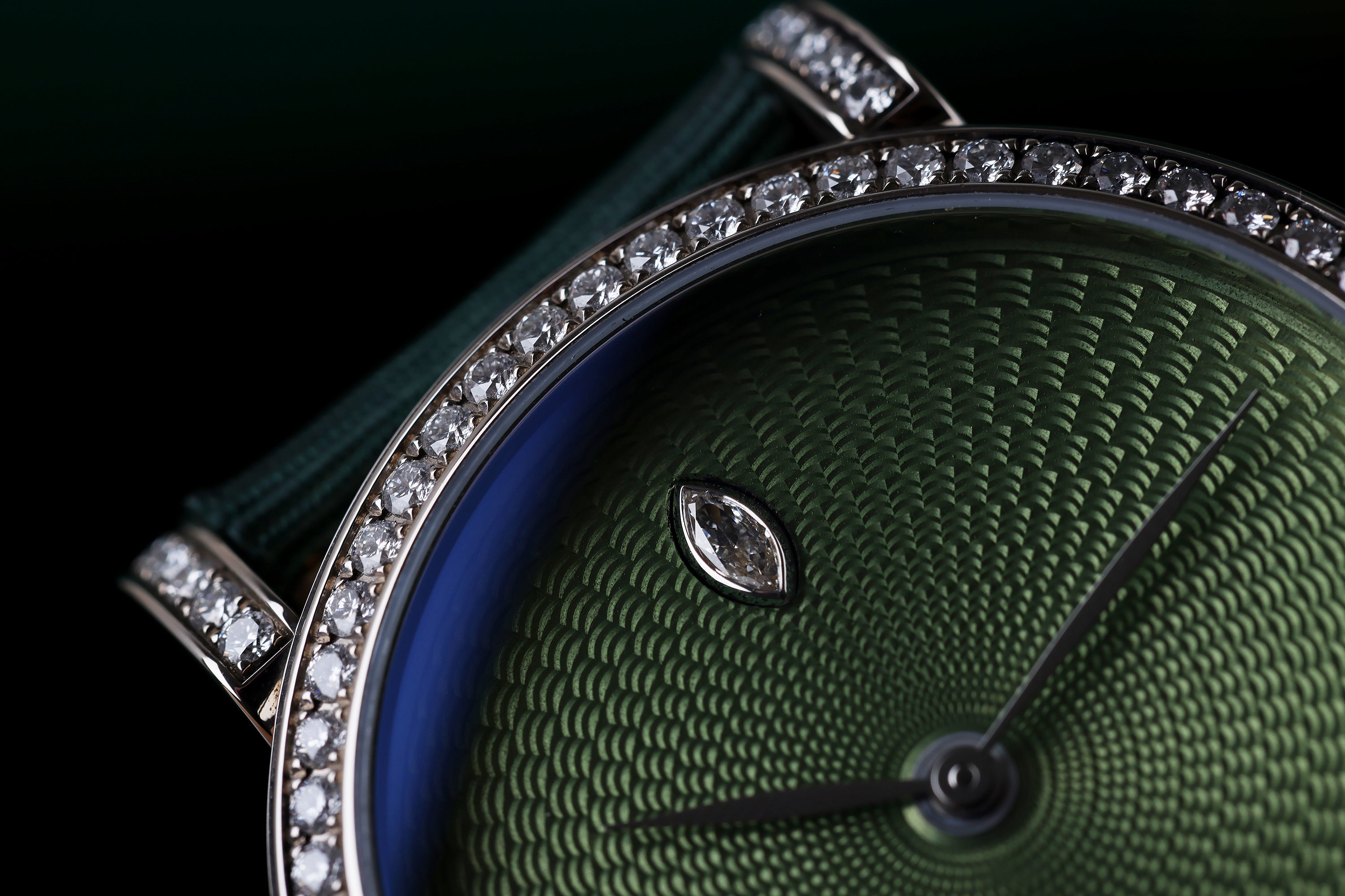 DeLaneau | Rondo 36 Translucent | REF. RON36001 WG GUI08 | Piece Unique | 18k White Gold | RRP £33,520