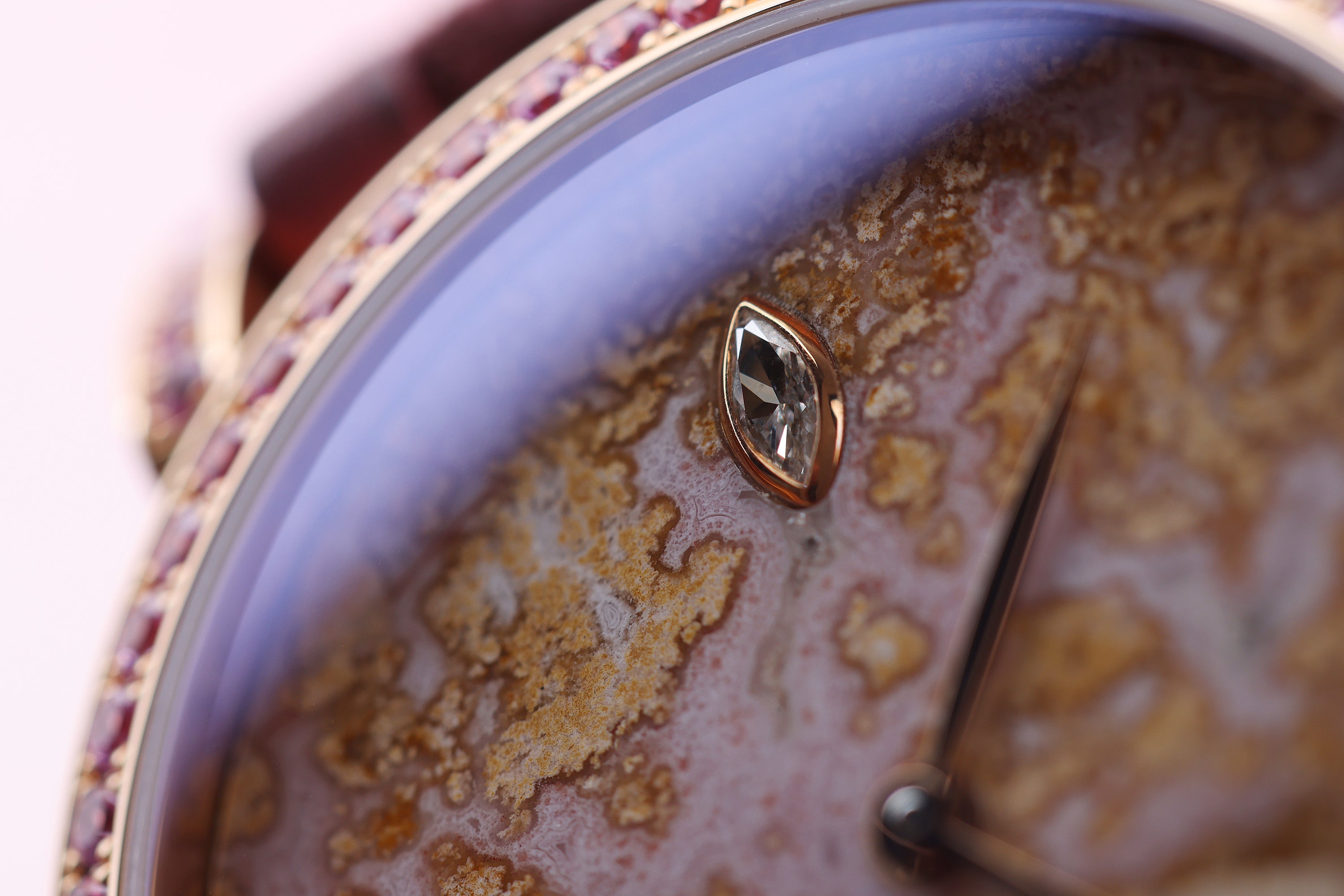 DeLaneau | Rondo 36 Crazy Lace Agate | REF. RON36005 RG PIE09 | Piece Unique | 18k Rose Gold | Box & Papers | RRP £33,520