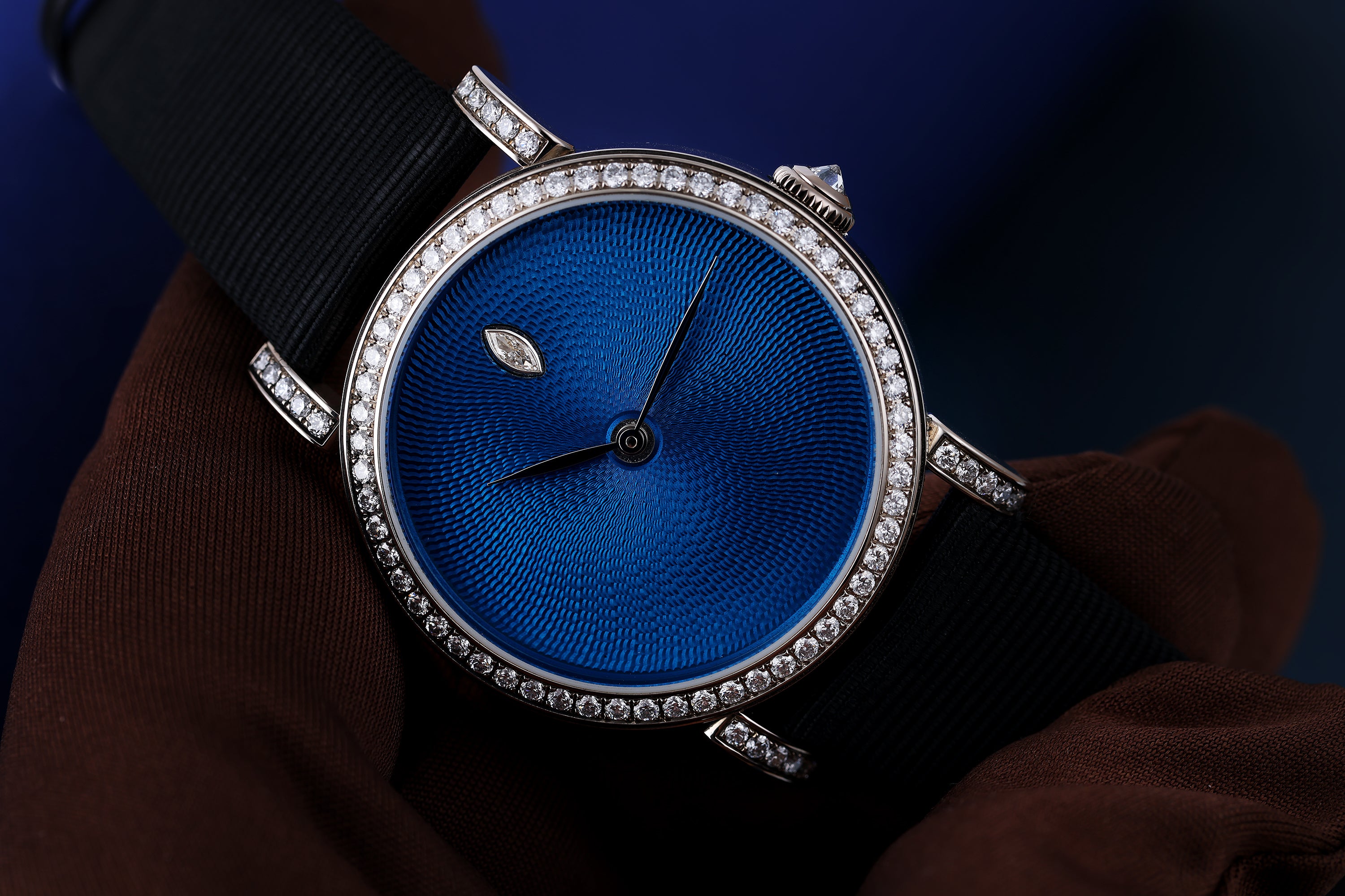 DeLaneau | Rondo 36 Translucent | REF. RON36001 WG GUI01 | Piece Unique | 18k White Gold | Box & Papers | RRP £32,400