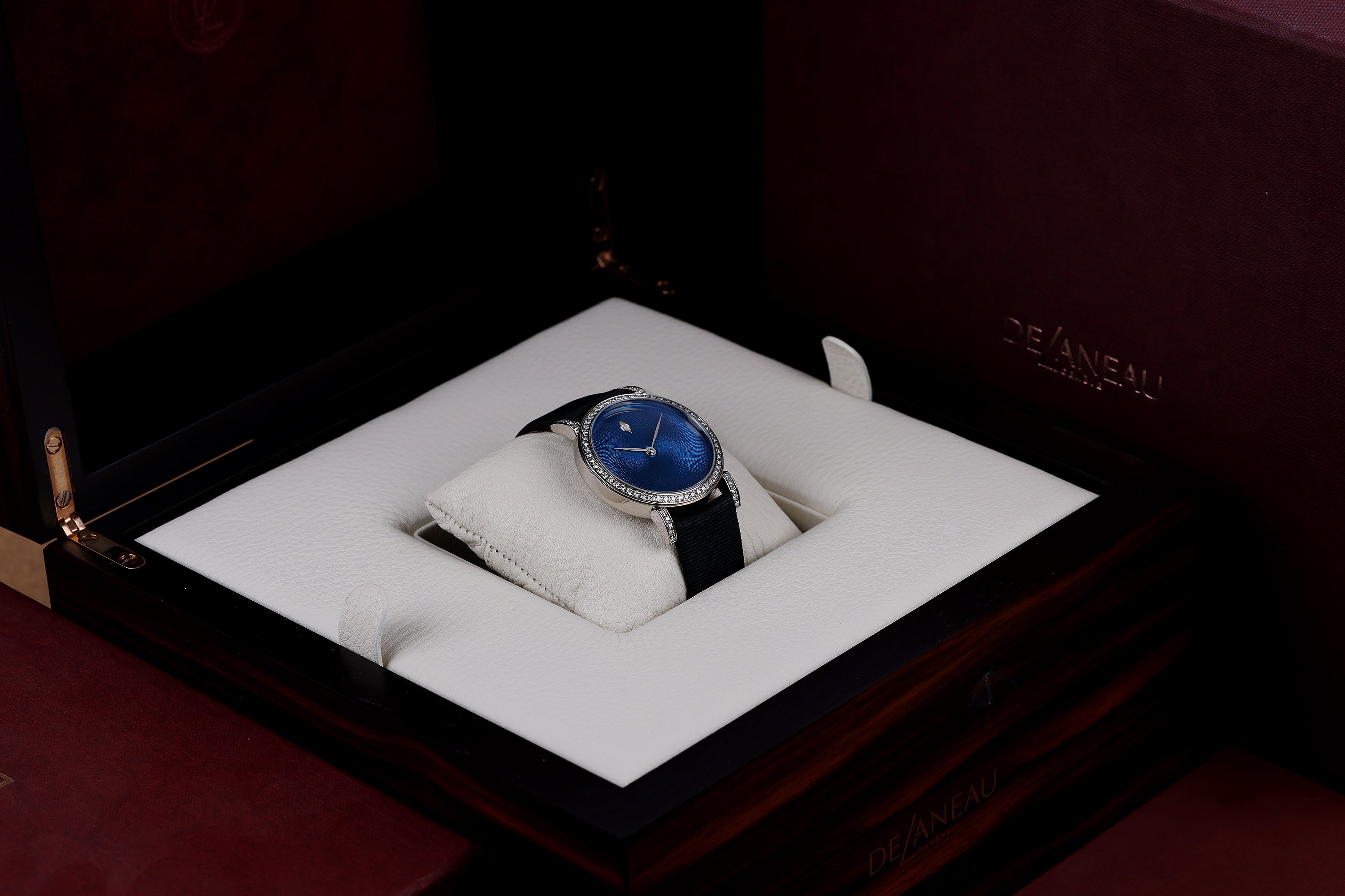 DeLaneau | Rondo 36 Translucent | REF. RON36001 WG GUI01 | Piece Unique | 18k White Gold | Box & Papers | RRP £32,400