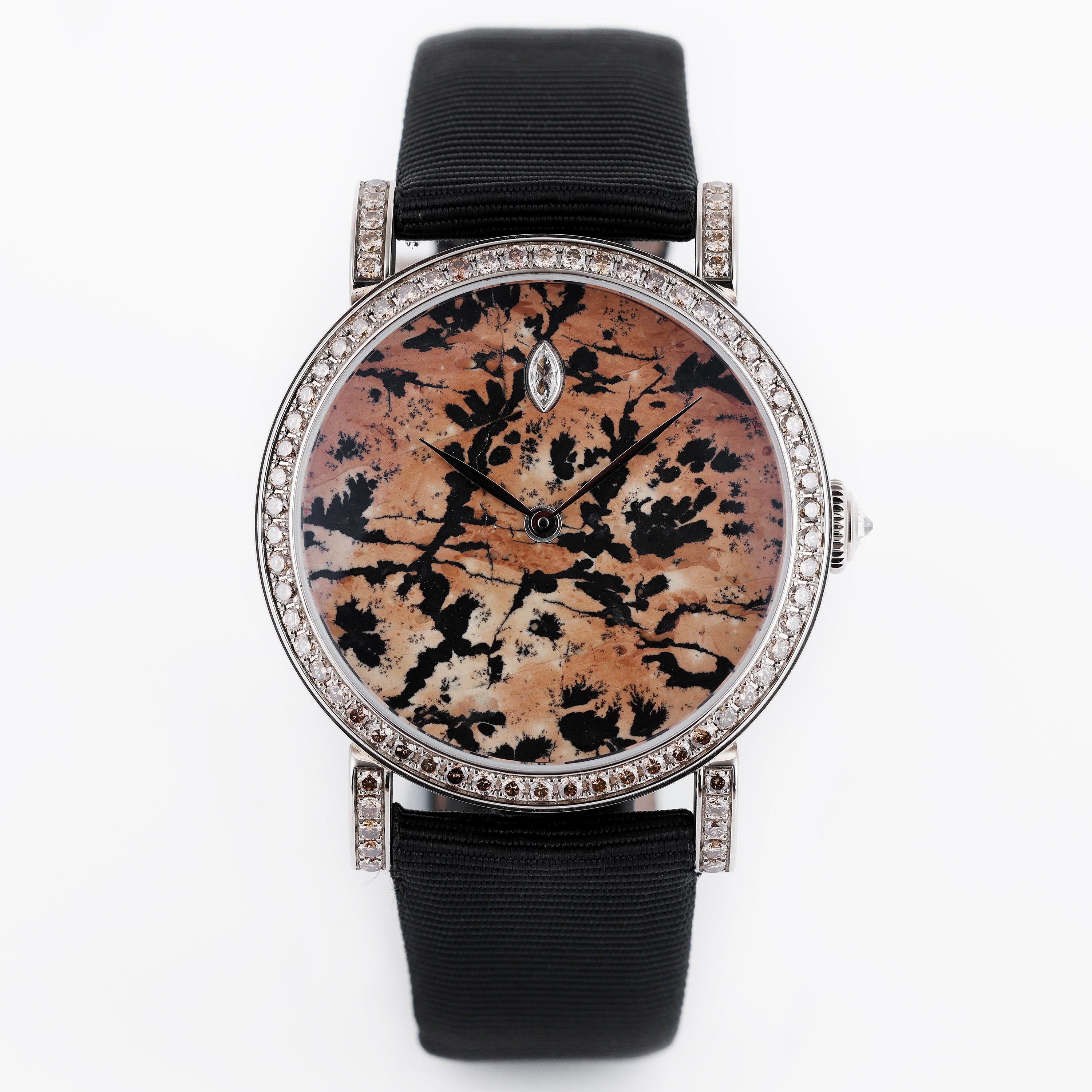 DeLaneau | Rondo 36 Italian Marble | REF. RON36004 WG PIE03 | Piece Unique | 18k Rose Gold | Box & Papers | RRP £32,400