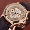 Ebel Le Modular Chronograph | REF. E 5137241 | Champagne Rose Gold & White Dial | 18k Rose Gold | 1990s