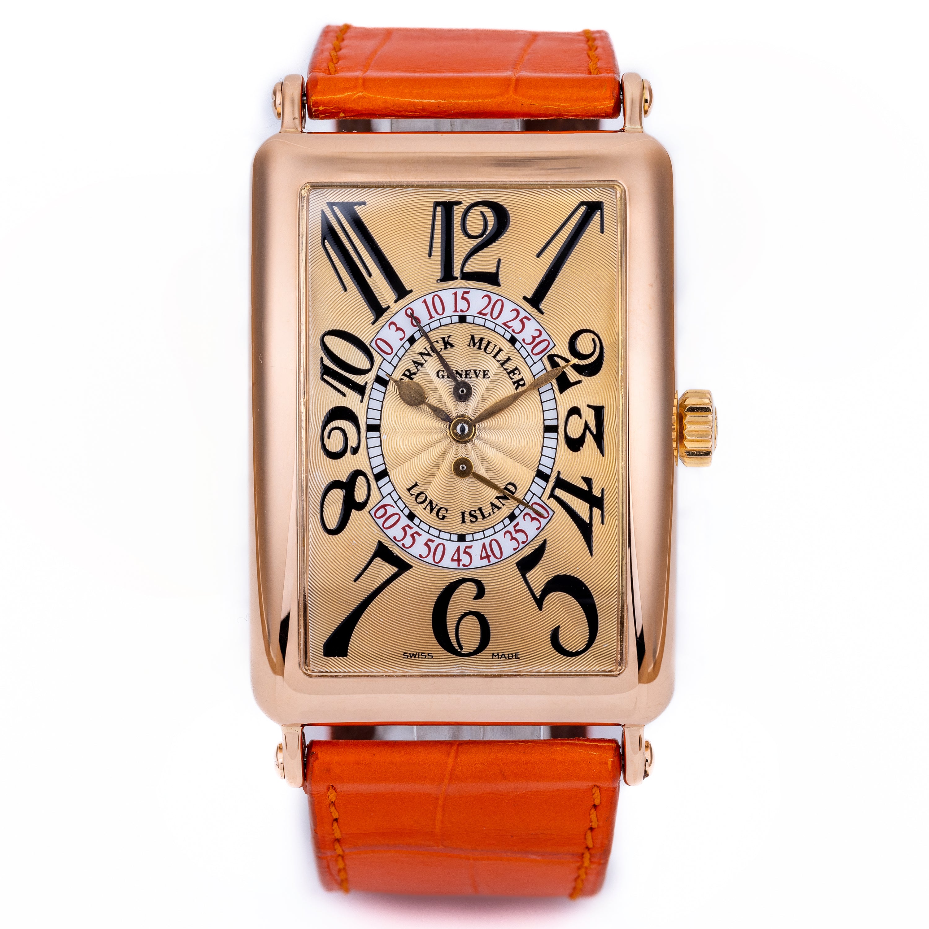 Franck Muller Long Island | REF. 1100 DS R | 18k Rose Gold | Champagne Gold Dial