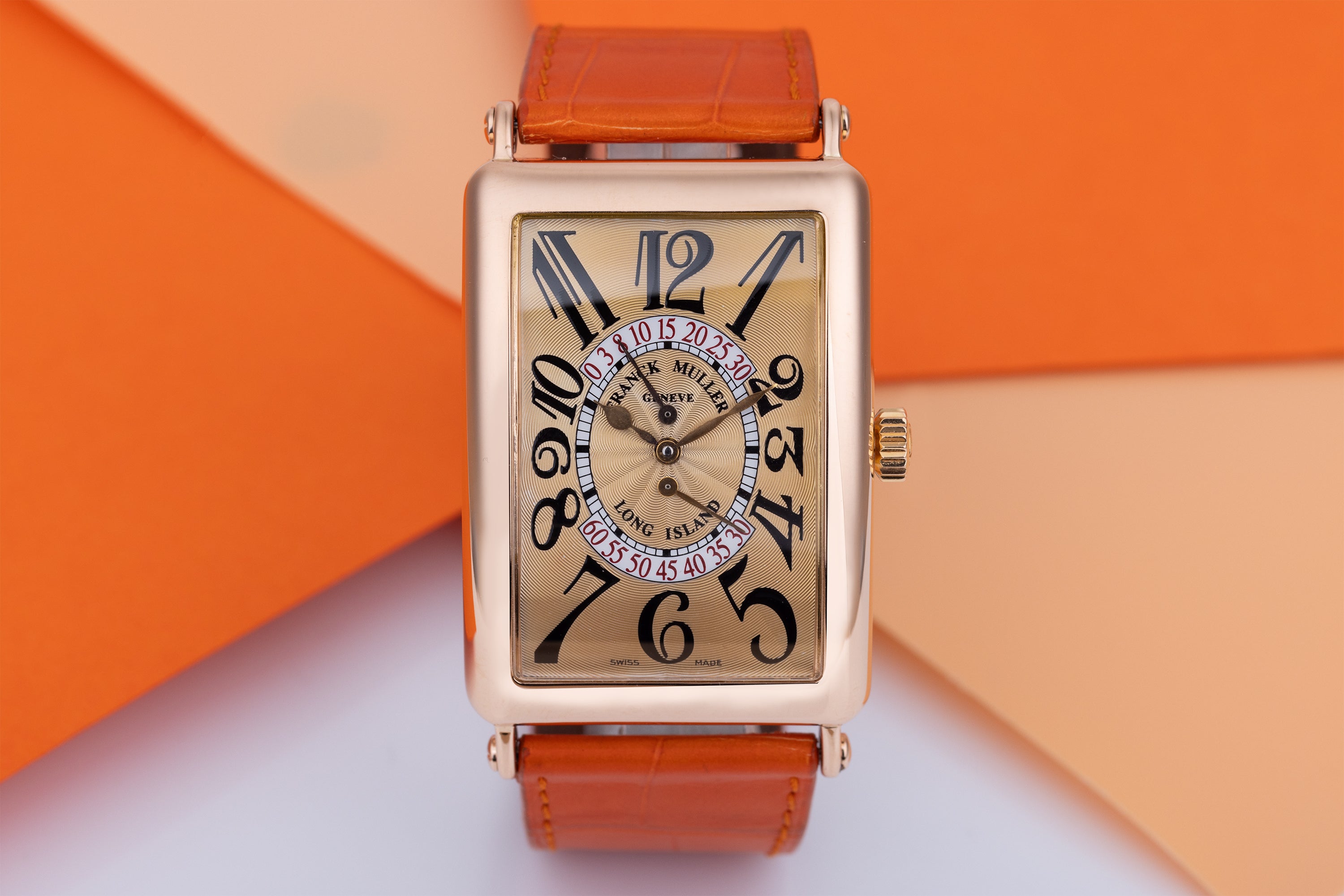Franck Muller Long Island | REF. 1100 DS R | 18k Rose Gold | Champagne Gold Dial