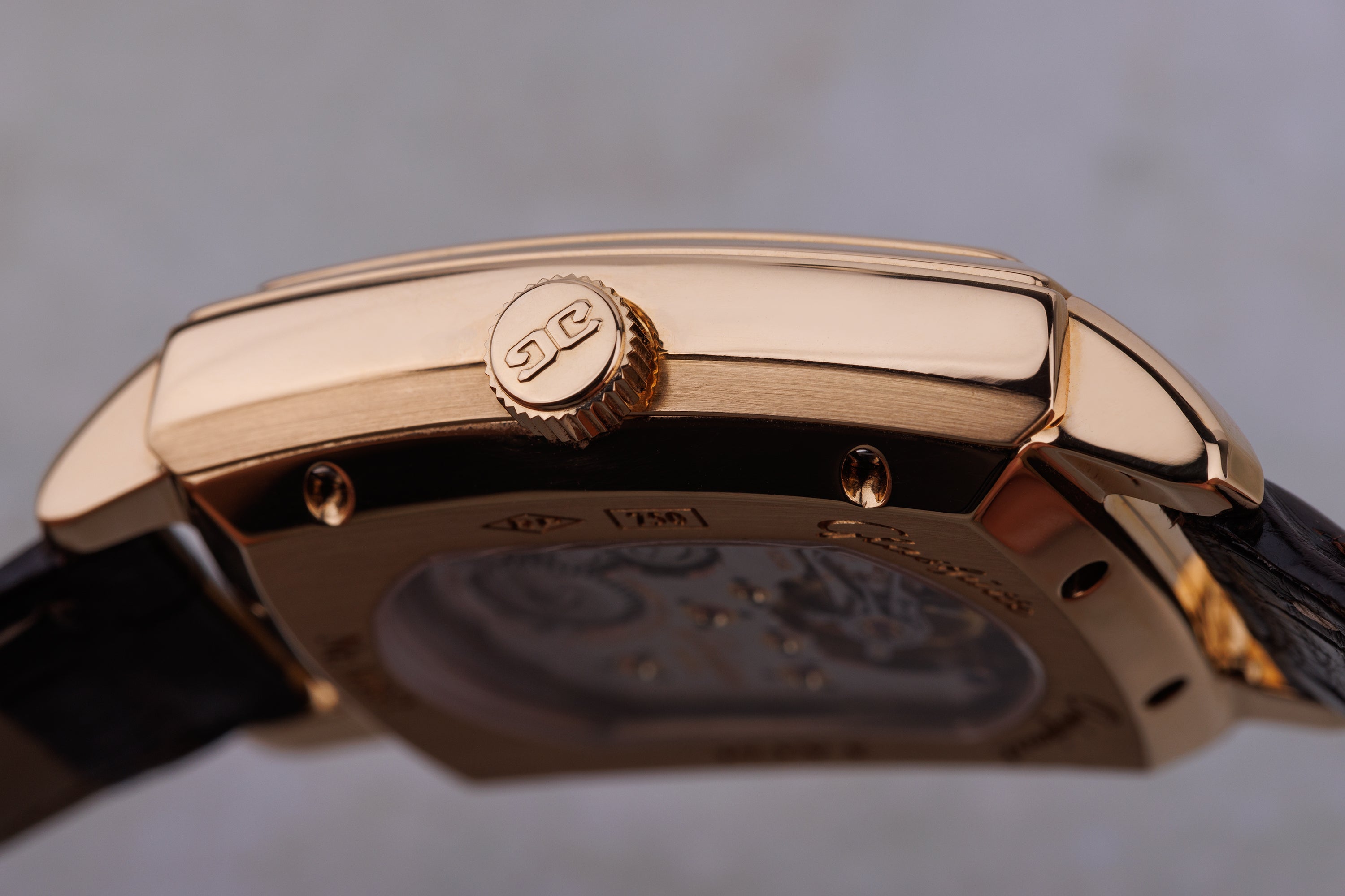 Glashütte Original Senator Karrée Panorama Date | REF. 1-22-02-51-51-05 | 18K Rose Gold | Manual Wind | 36.5mm | Box & Papers | 2014