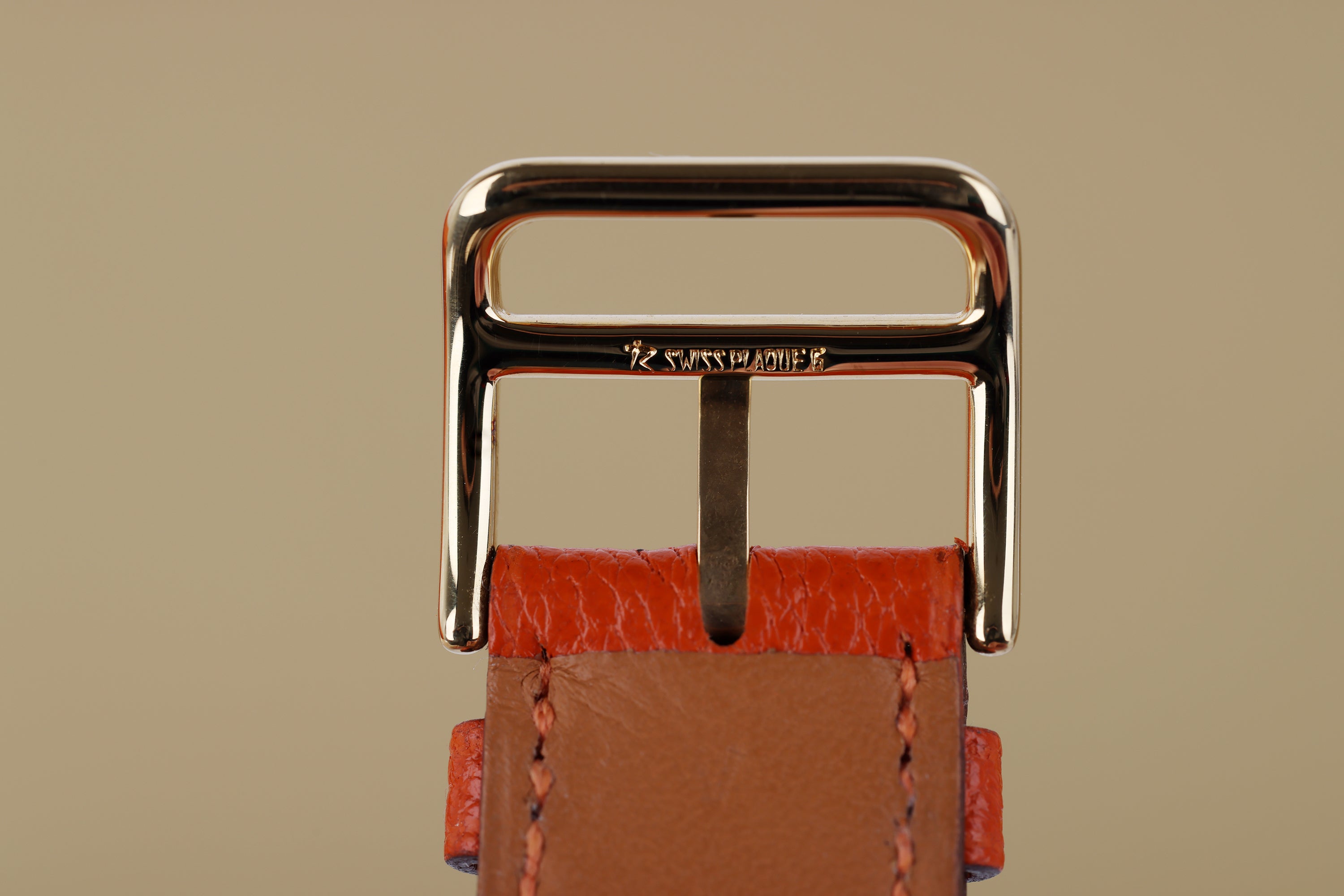 Hermes Heure H | REF. HH1.501 | Orange Dial | Gold Plated | 26mm | Box & Papers | 2005