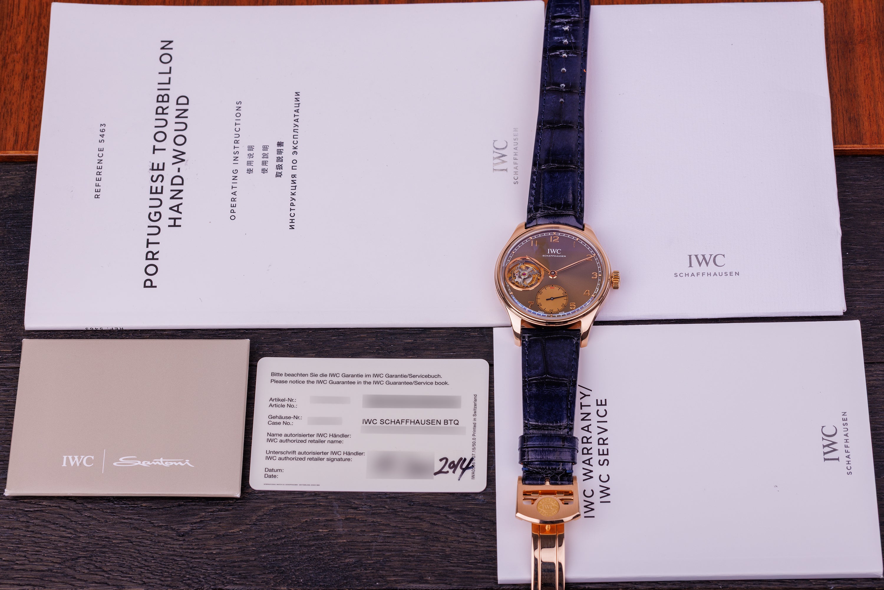 IWC Portugieser Tourbillon “Metropolitan Boutique Edition” | REF. IW546304 | 18k Rose Gold | Hand-Wound | 43mm | Box & Papers | 2014