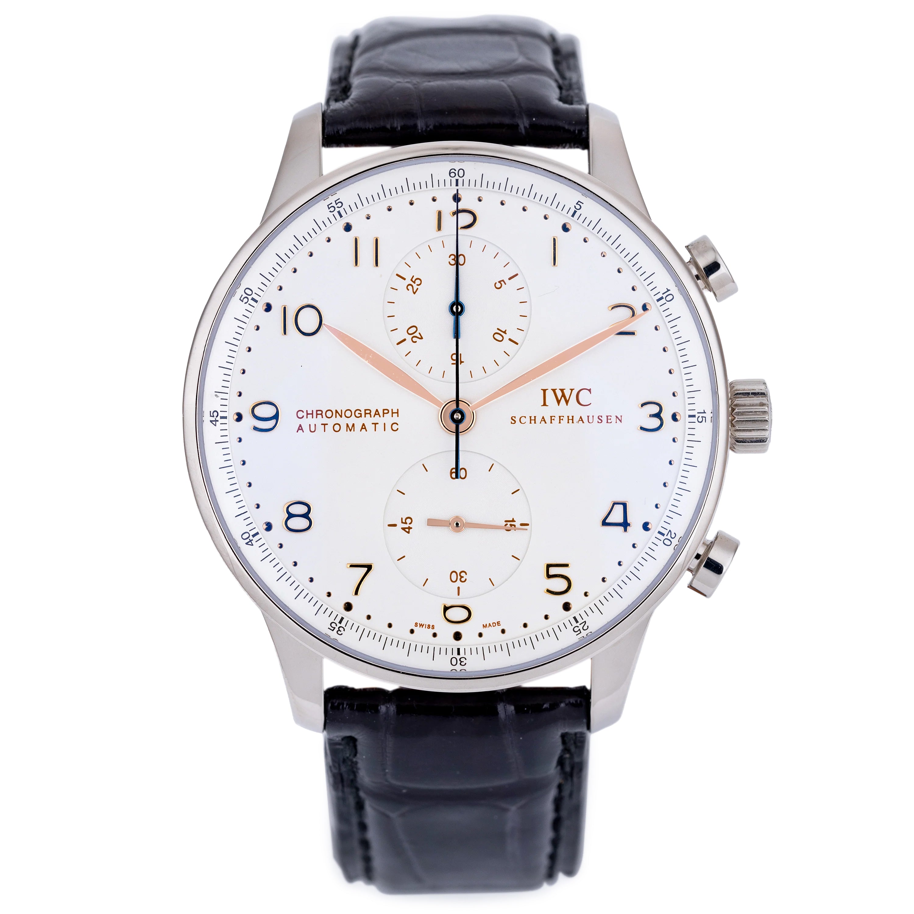 IWC Portugese Chronograph | REF. IW371467 | 18k White Gold | Box & Papers | 41mm | 2008