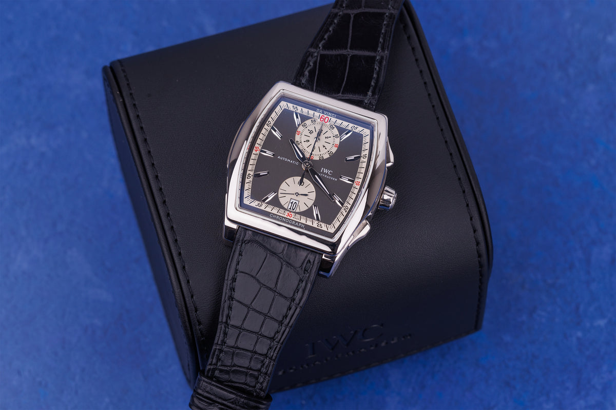 IWC Da Vinci Chronograph FlyBack | REF. IW376401 | 18k White Gold | 43mm | Service Papers (2018) & Pouch | 2010s
