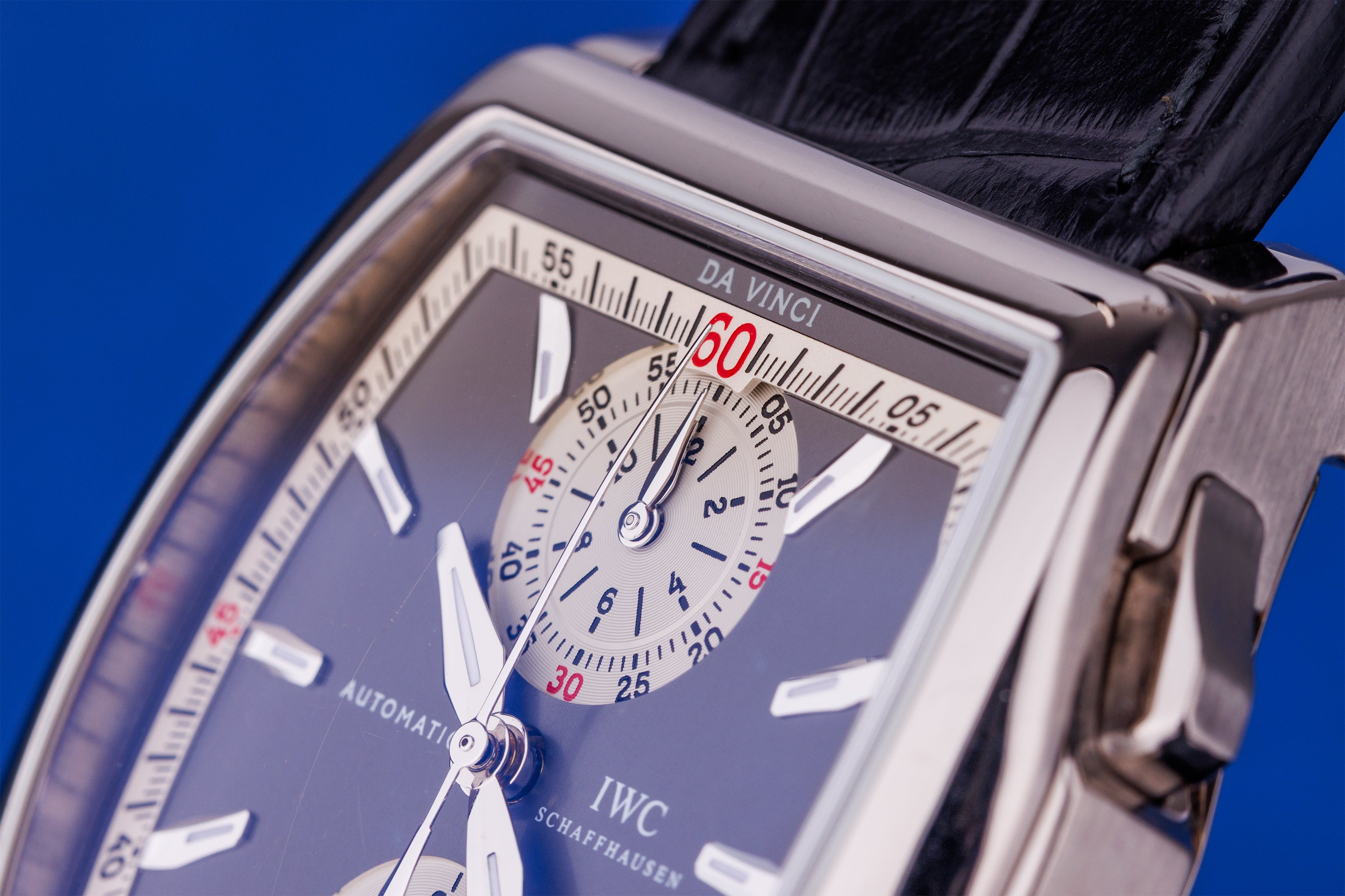 IWC Da Vinci Chronograph FlyBack | REF. IW376401 | 18k White Gold | 43mm | Service Papers (2018) & Pouch | 2010s