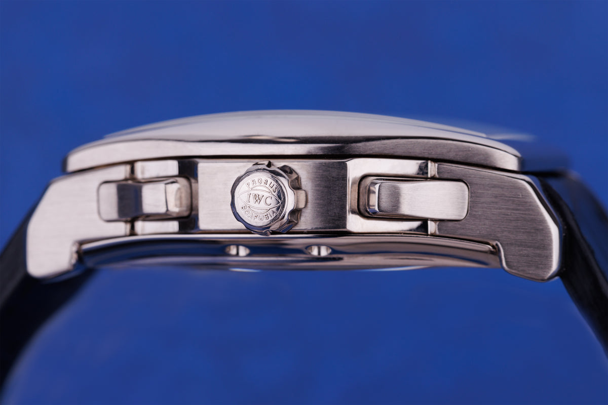 IWC Da Vinci Chronograph FlyBack | REF. IW376401 | 18k White Gold | 43mm | Service Papers (2018) & Pouch | 2010s