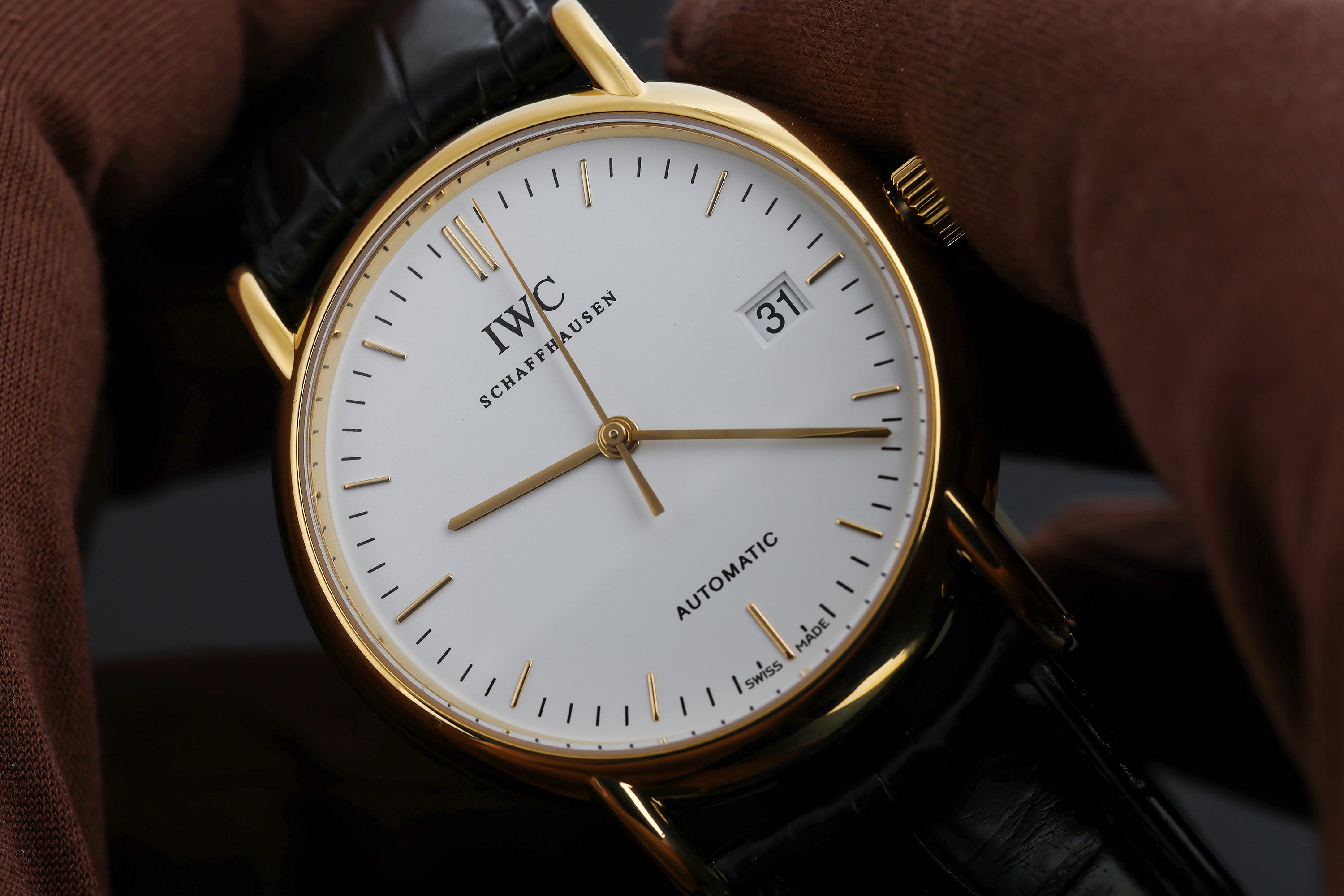 IWC Portofino Automatic | REF. 3533 | Date | 18k Yellow Gold | Box & Papers | 2003