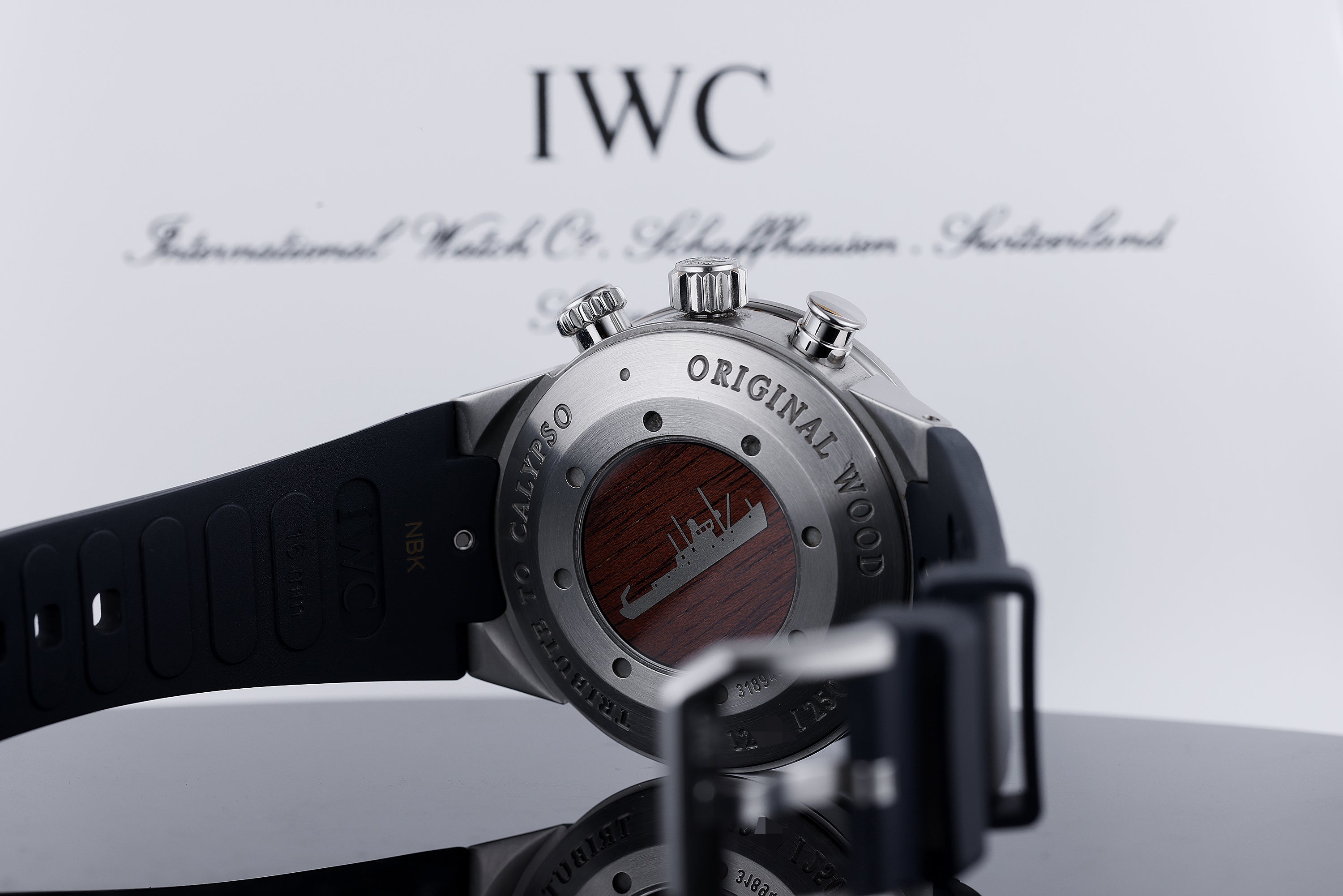 IWC Tribute To Calypso | REF. IW378201 | Diver Chronograph | Blue Dial | Stainless Steel | 44mm | Box & Papers | 2006