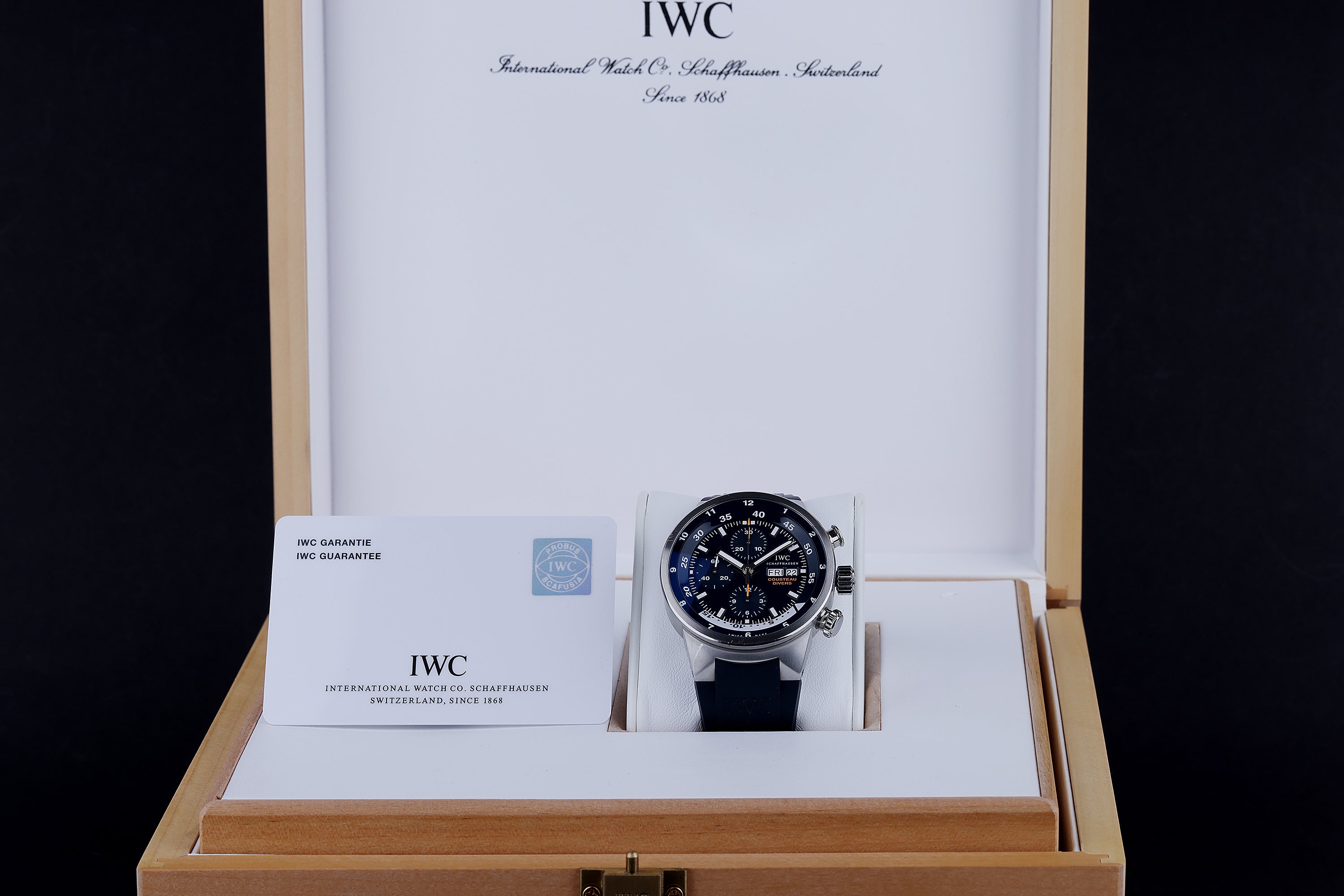 IWC Tribute To Calypso | REF. IW378201 | Diver Chronograph | Blue Dial | Stainless Steel | 44mm | Box & Papers | 2006