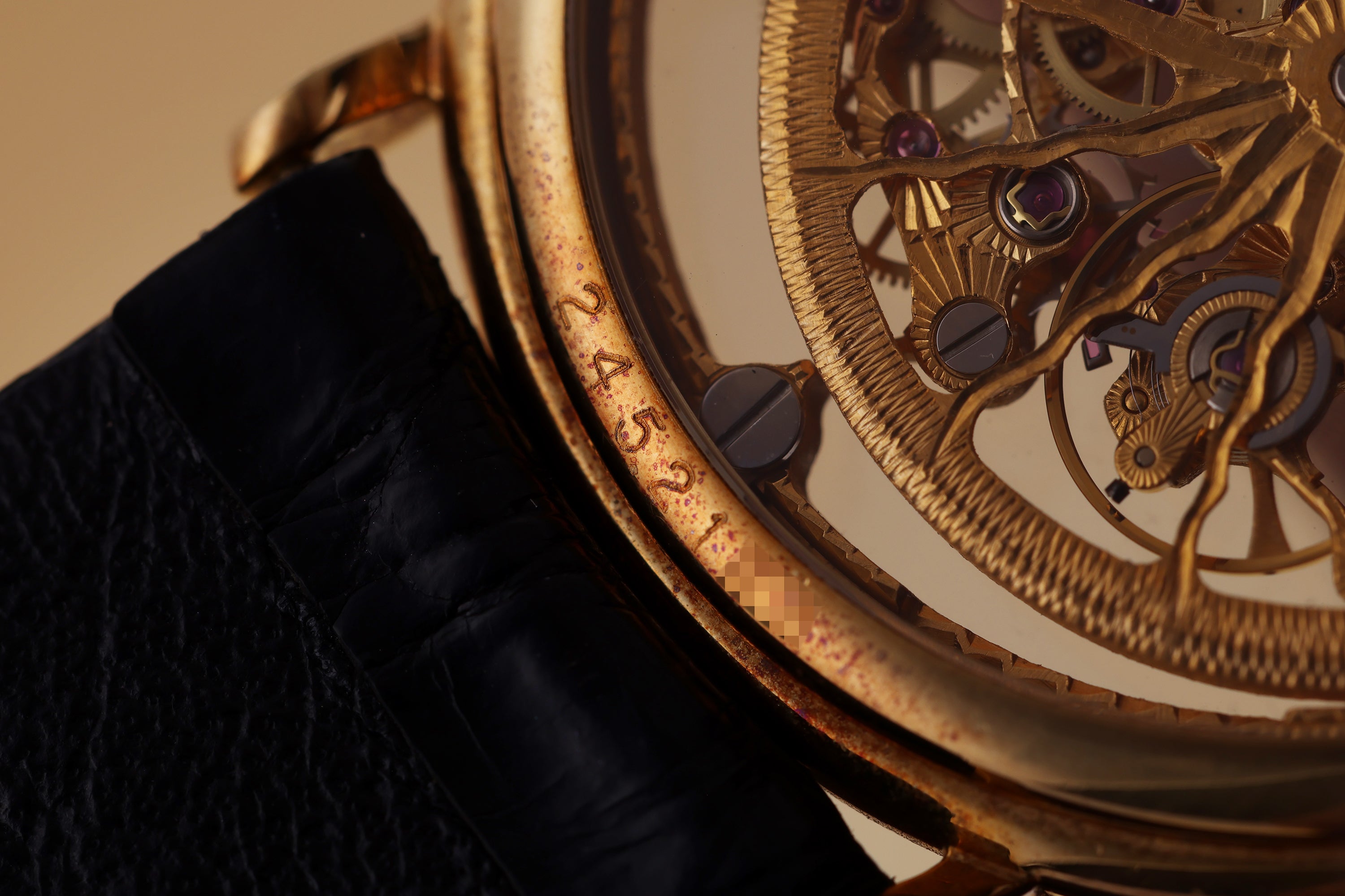 IWC Skeleton | REF. 2701 | 18k Yellow Gold | 34mm | Automatic | Box & Papers | 1980's