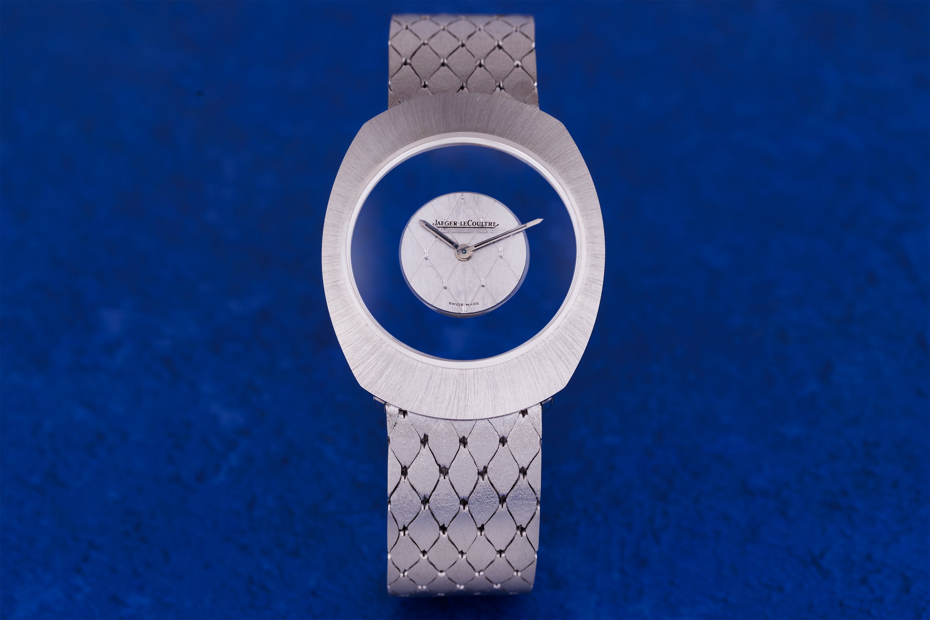 Jaeger-LeCoultre Mystery Watch | REF. 7673 22 | 18k White Gold | 33mm | Manual Wind | New Old Stock | 1970s