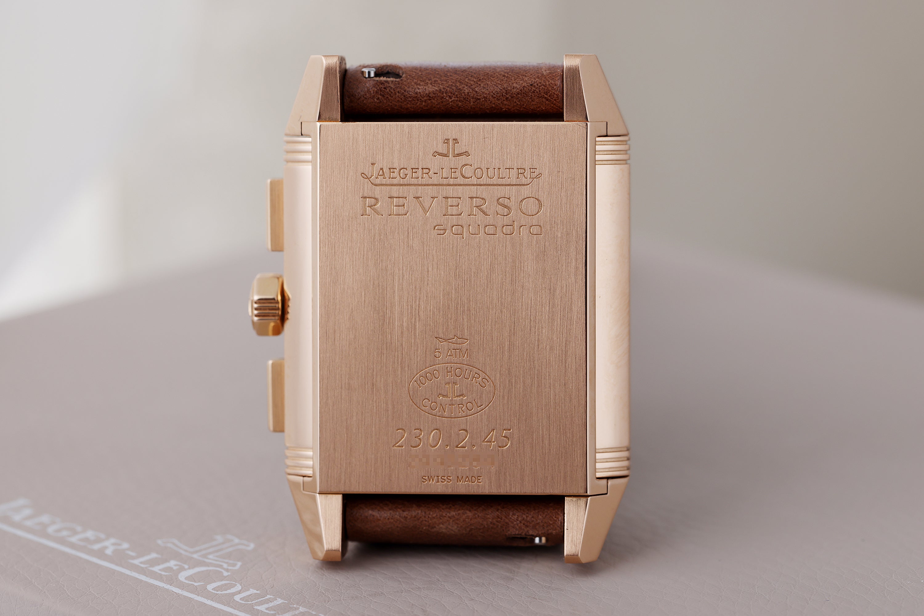 Jaeger-LeCoultre Reverso Squadra | REF. 230.2.45 | 18k Rose Gold | Automatic | 35mm | Box & Papers