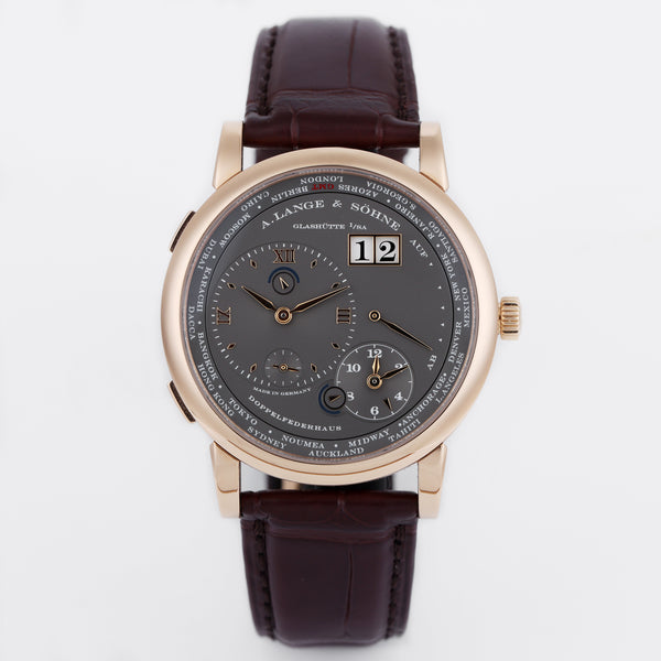 A. Lange & Söhne Lange 1 Time Zone | REF. 116.033 | 18k Rose Gold | Grey Dial | Box & Papers | 2009