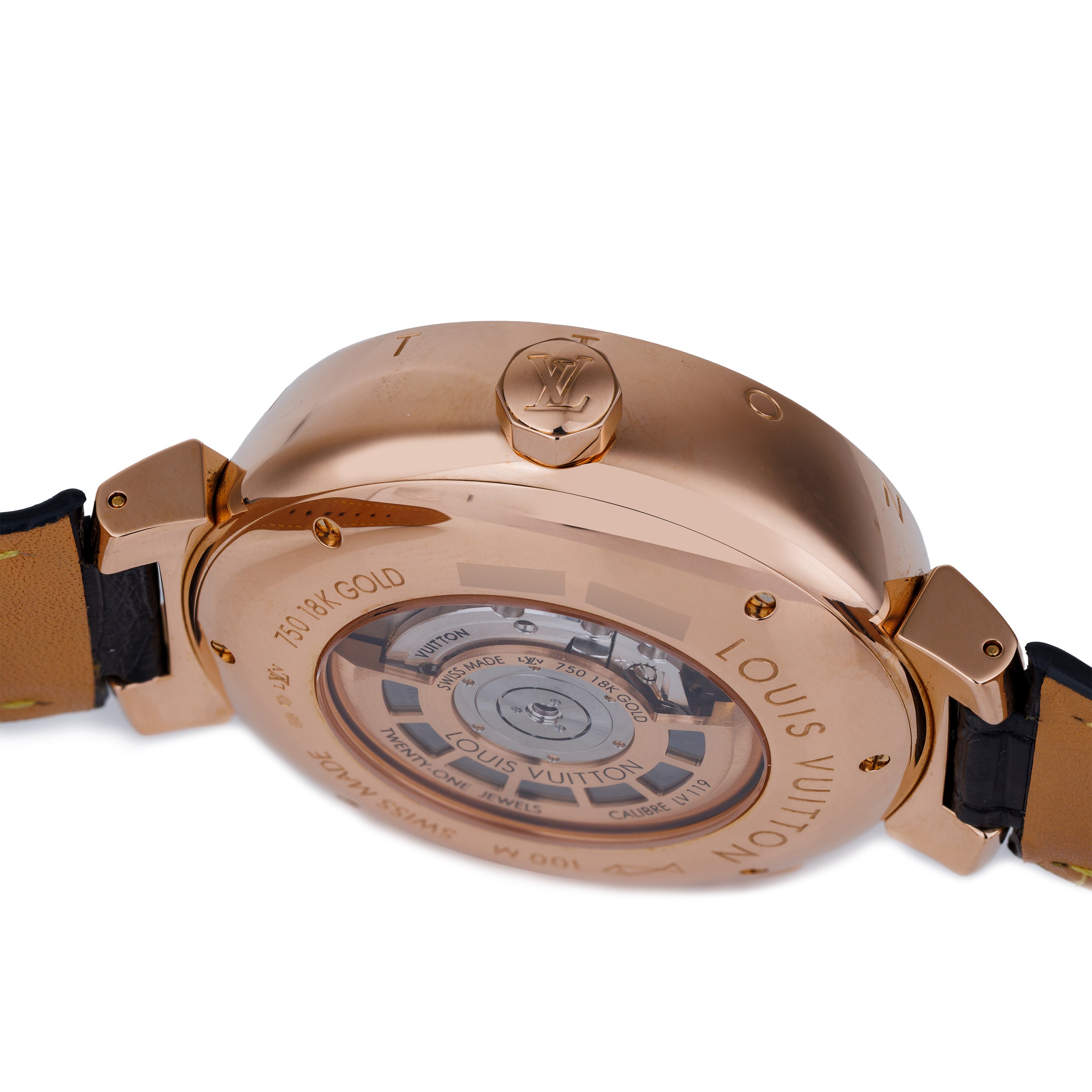Louis Vuitton GMT Jump Hour | REF. Q10C5 | Dual Time Zone | 18k Rose Gold | 2010s