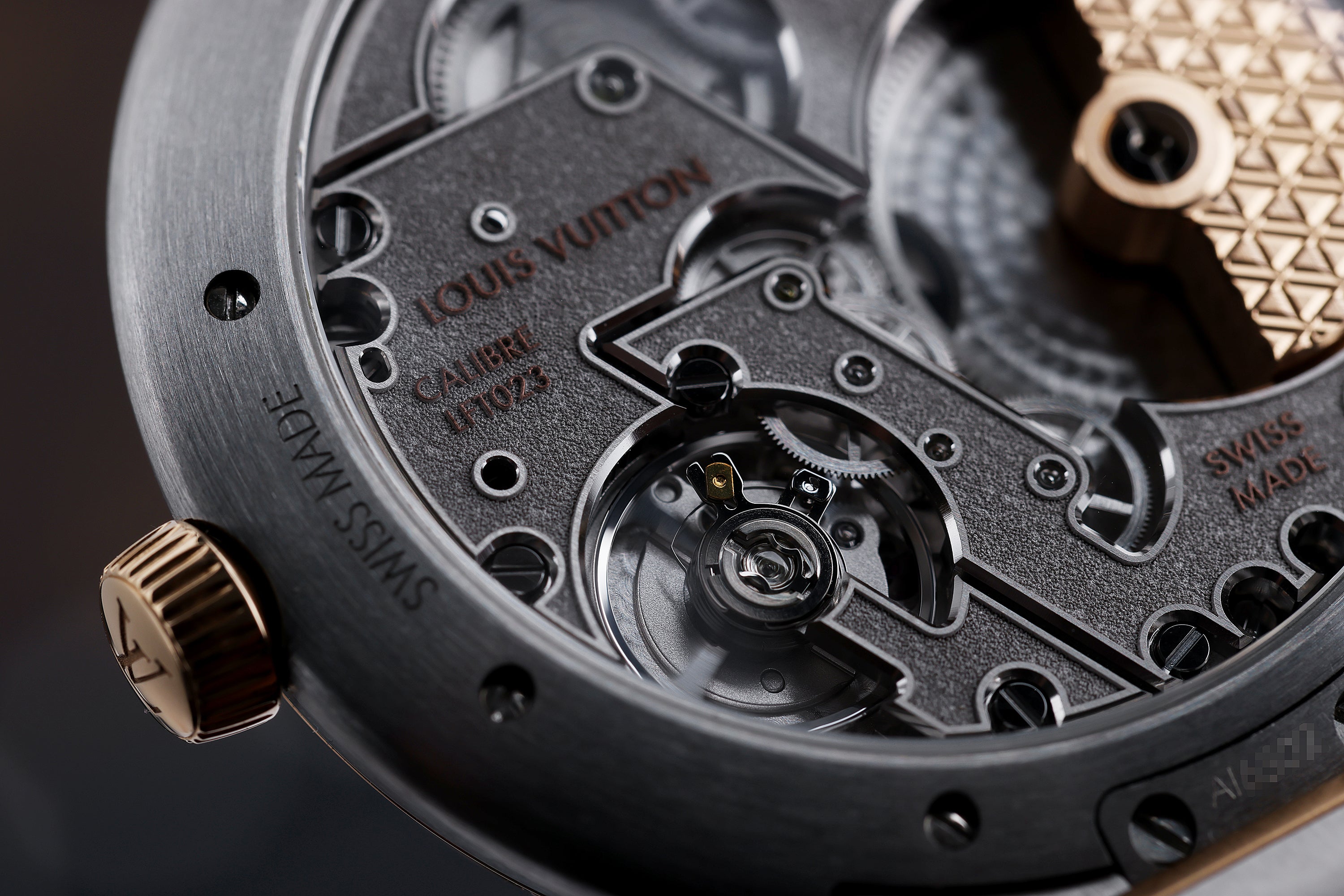 Louis Vuitton Tambour Automatic | REF. W1SP10 | Stainless Steel & 18k Rose Gold | 40mm | Box & Papers | 2023