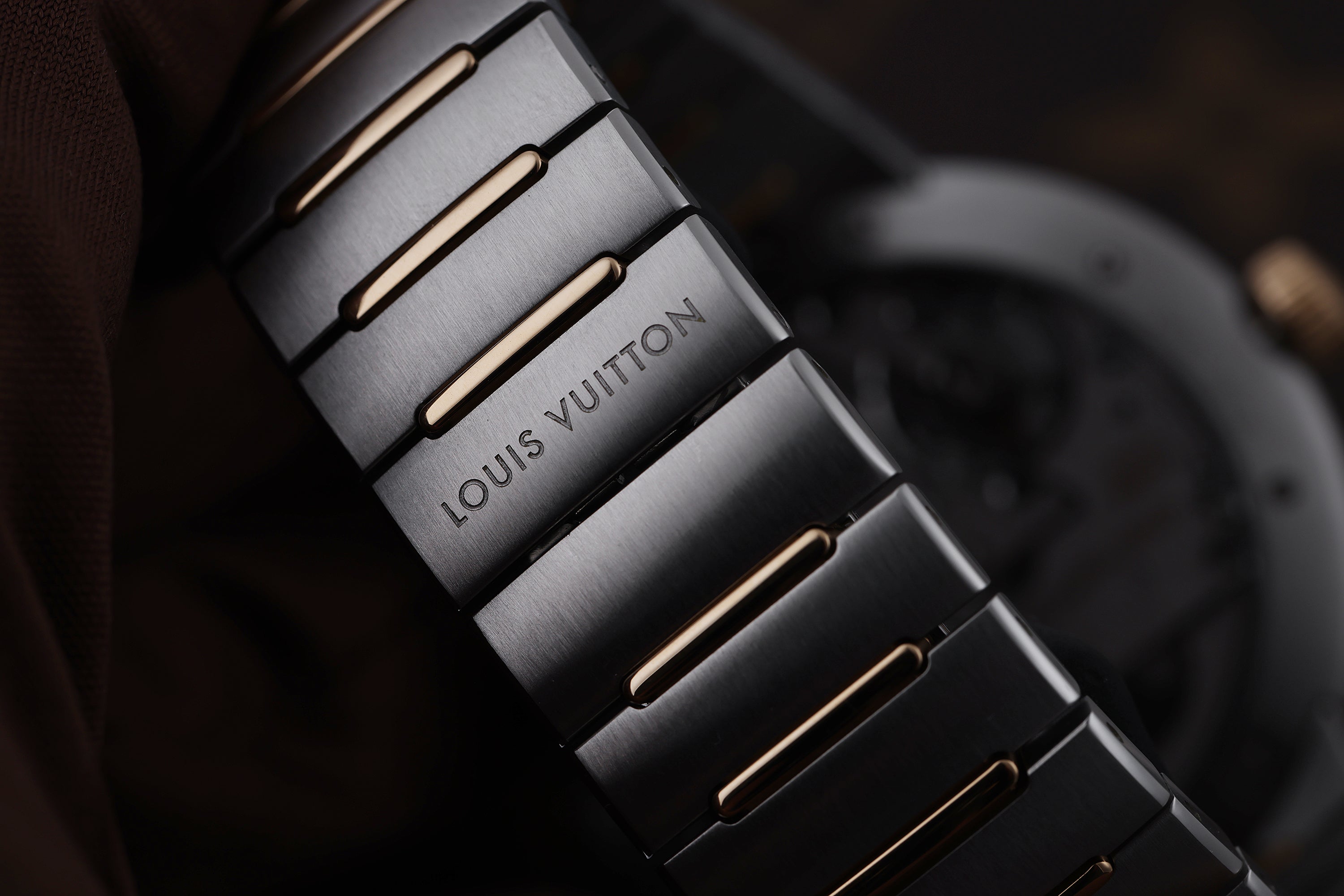 Louis Vuitton Tambour Automatic | REF. W1SP10 | Stainless Steel & 18k Rose Gold | 40mm | Box & Papers | 2023