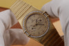 Omega Constellation Day-Date | Gold Diamond Dial & Bezel | 18k Yellow Gold | 33mm