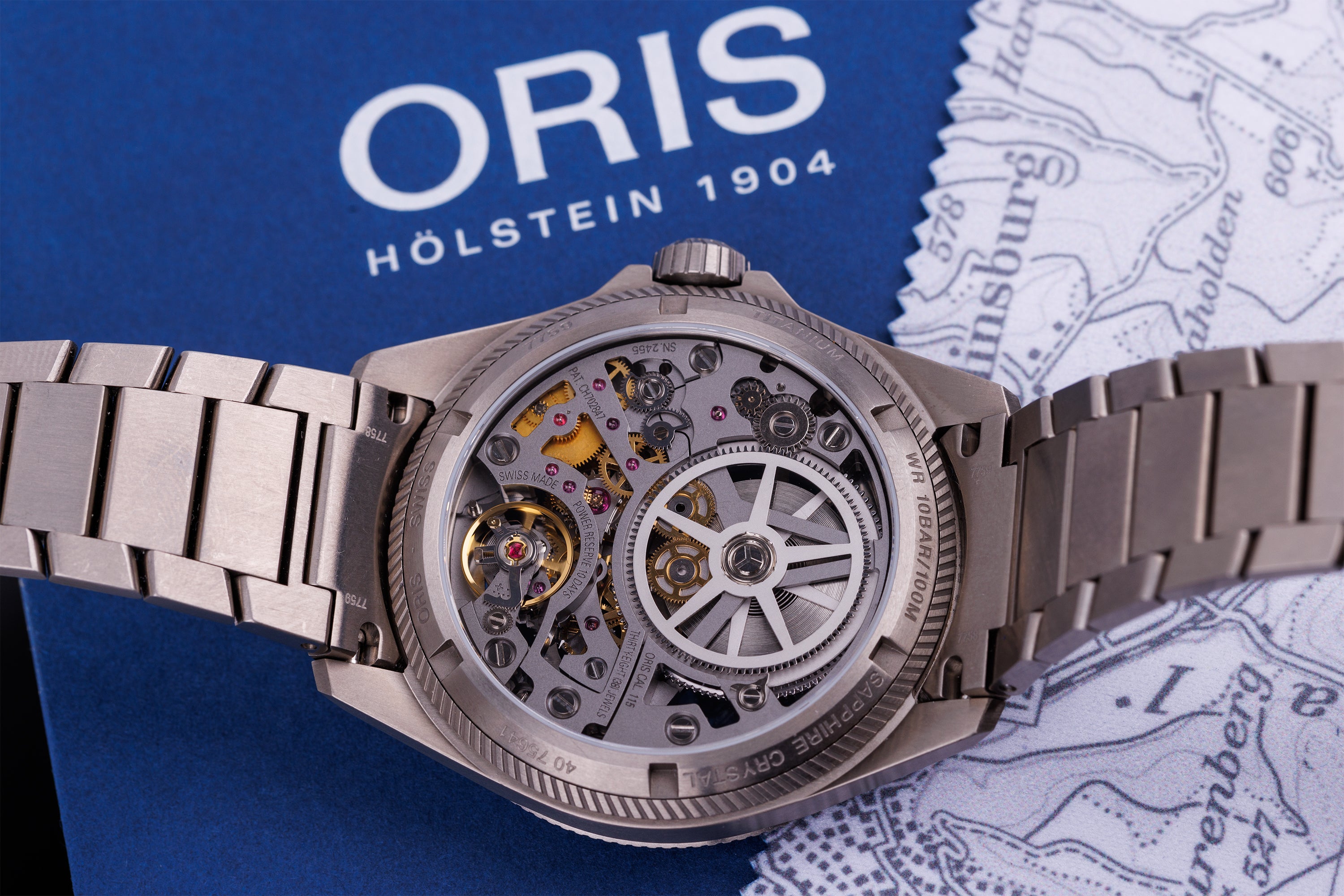 Oris ProPilot X Calibre 115 | REF. 01 115 7759 7153-Set7 22 01TLC | Titanium | 10-Day Power Reserve | Manual Wind | 44mm | Box & Papers | 2026
