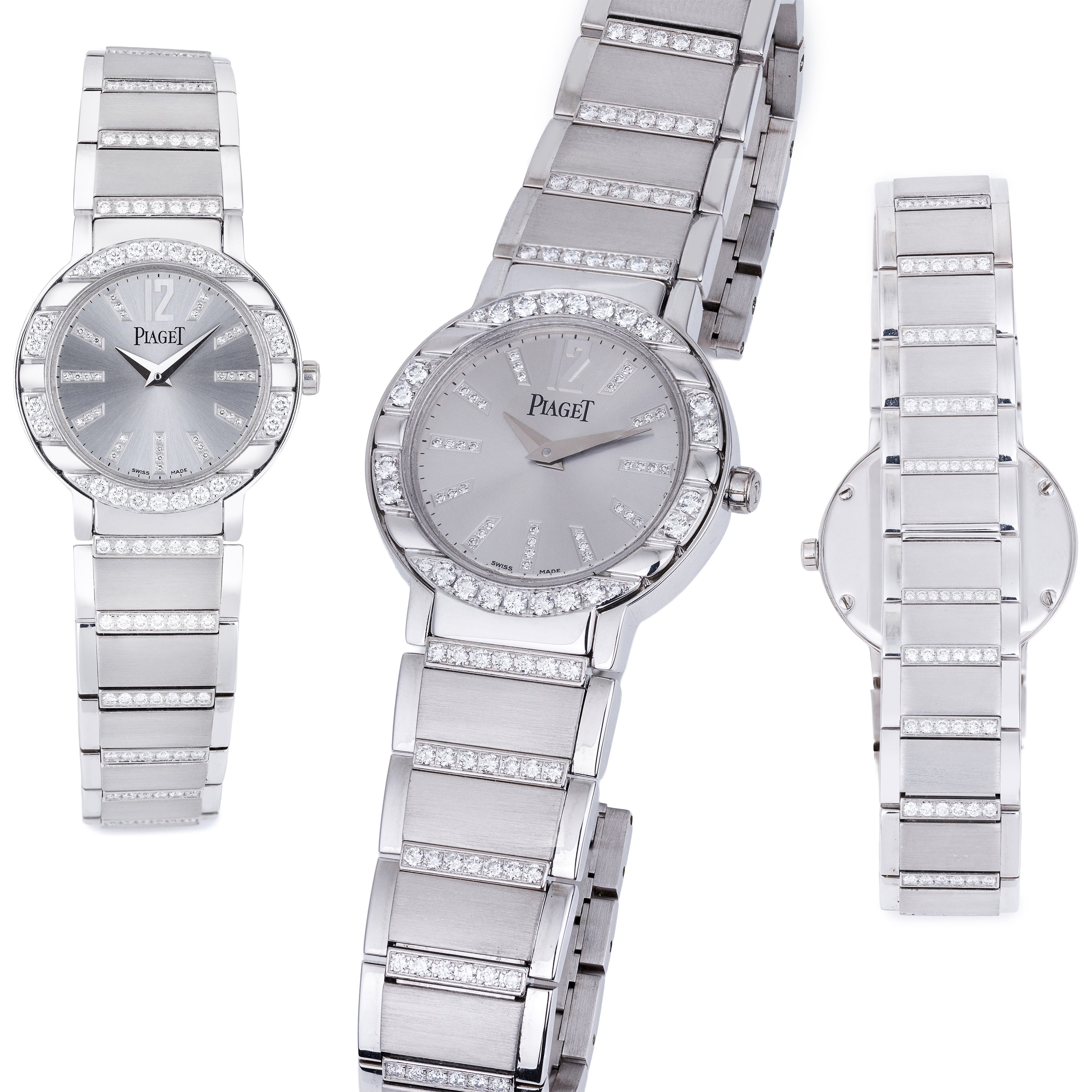 Piaget Polo Ladies Wristwatch | REF. 27501 | 18k White Gold | Diamond Dial, Bezel and Bracelet