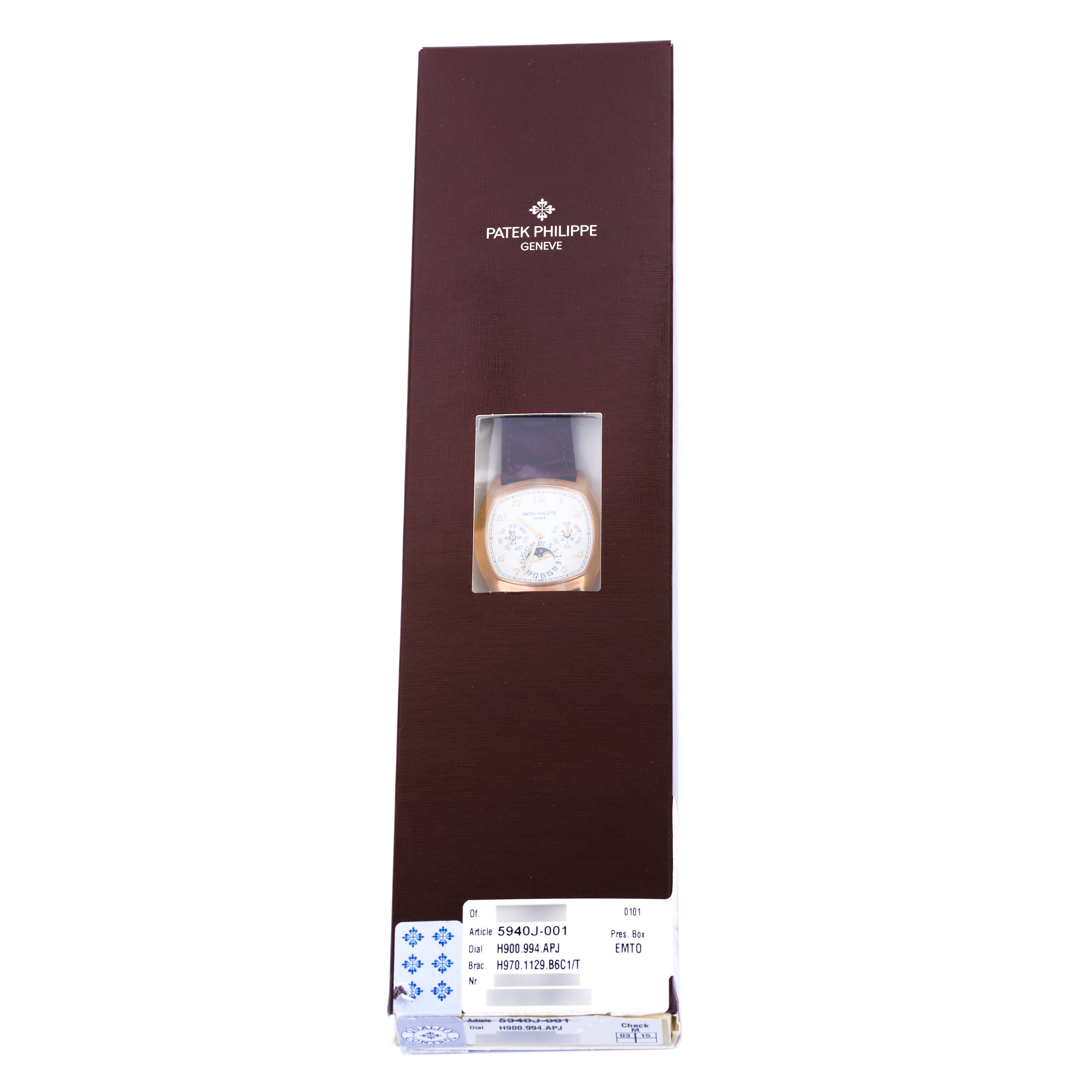 Sealed Unworn Patek Philippe Perpetual Calendar | REF. 5940J-001 | Grand Complications Moonphase | 37mm | 18k Yellow Gold