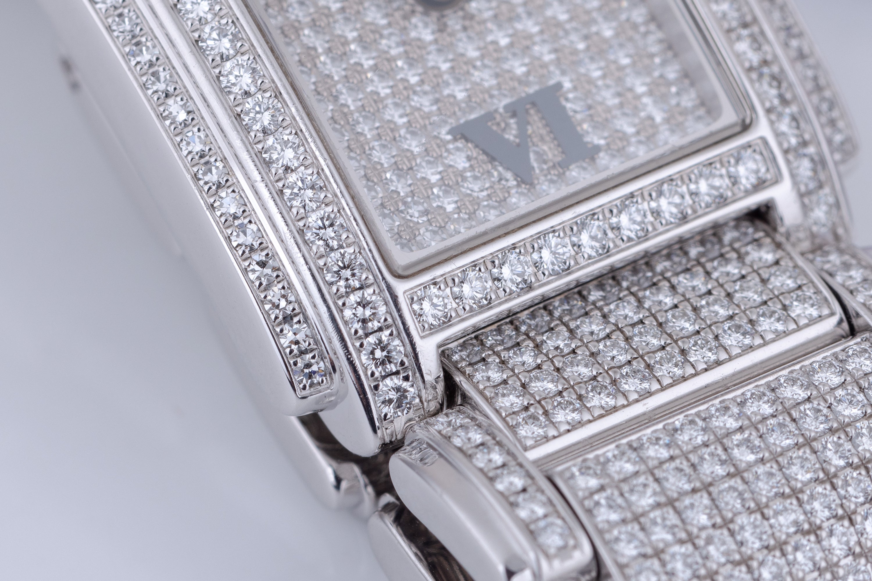 Patek Philippe Twenty-4 | REF. 4908/50G | 18k White Gold | Full Pavé Diamonds