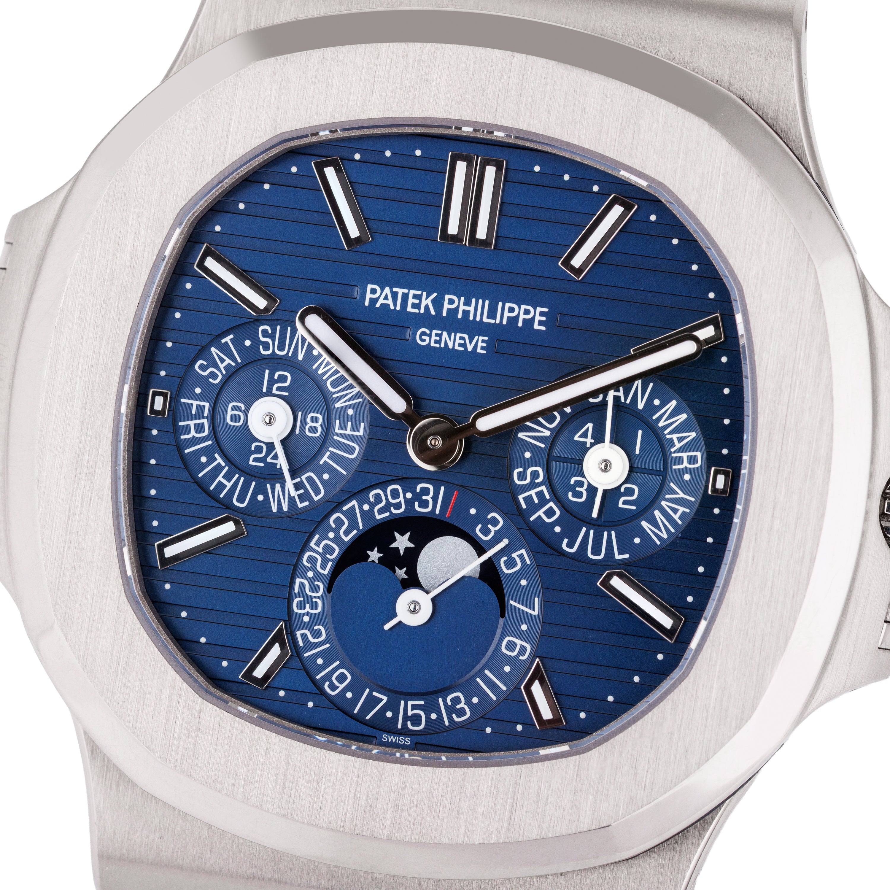 Unworn Patek Philippe Nautilus Perpetual Calendar | REF. 5740/1G-001 | 18k White Gold | Box & Papers | 2019