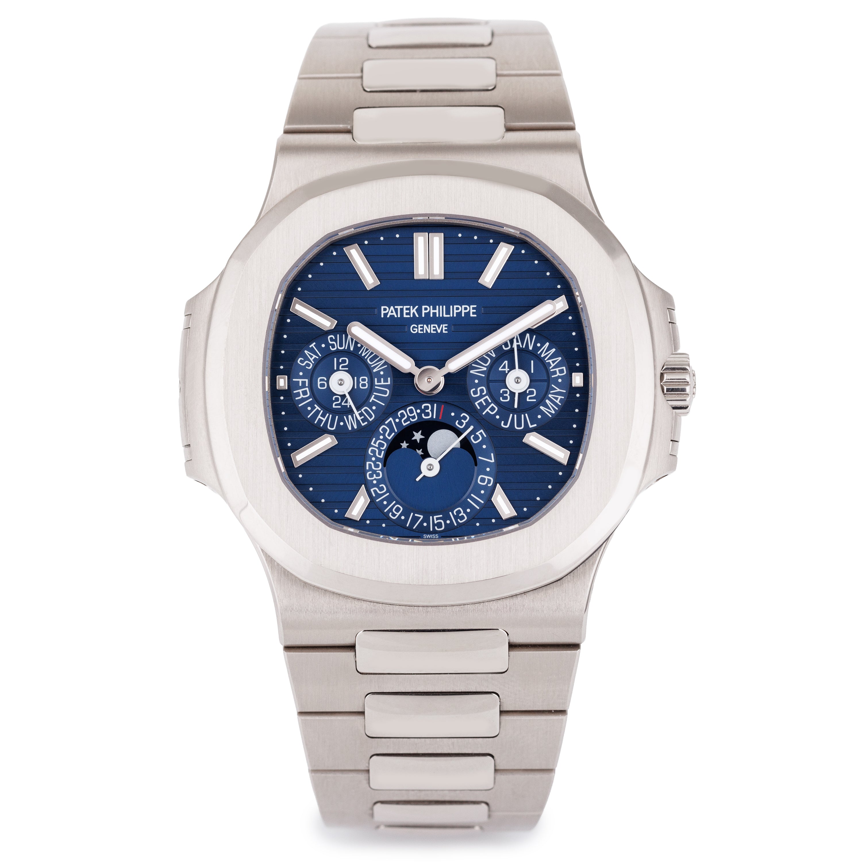 Unworn Patek Philippe Nautilus Perpetual Calendar | REF. 5740/1G-001 | 18k White Gold | Box & Papers | 2019