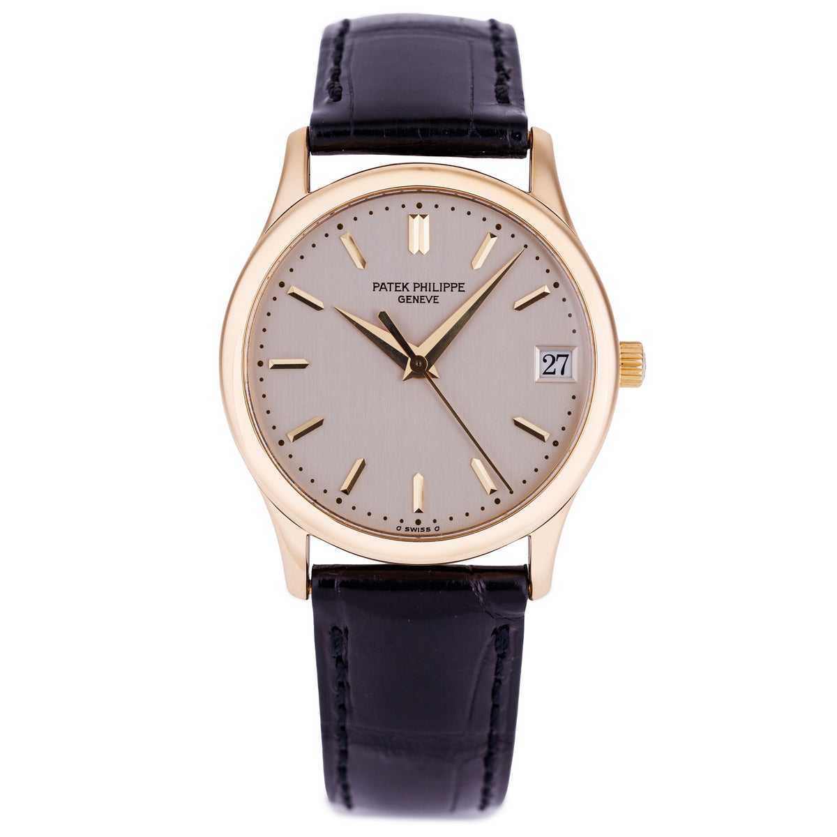 Patek Philippe Calatrava | REF. 3998 J | 18k Yellow Gold | Silvered Dial | 34mm | Box & Papers | 1997