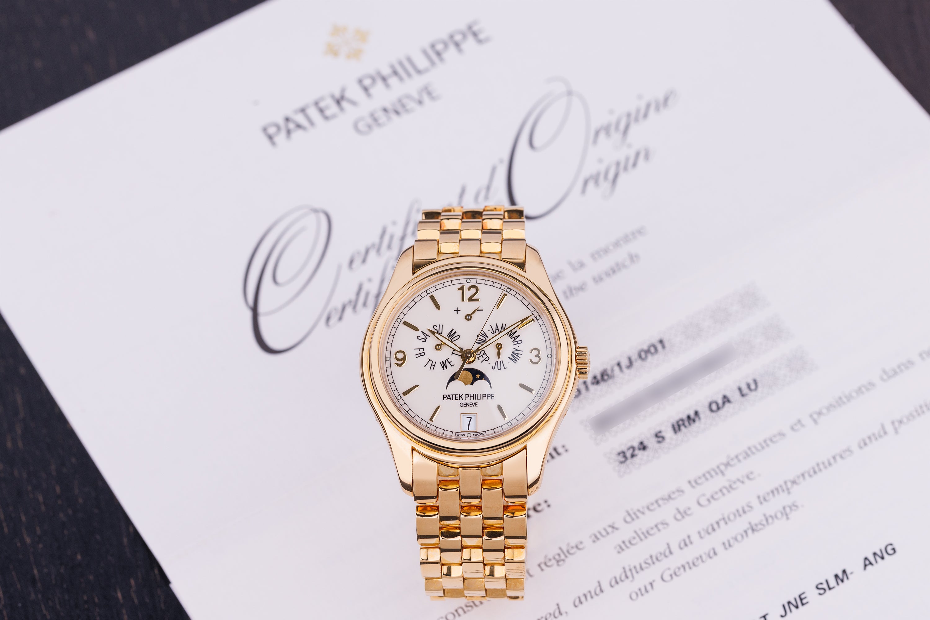 Unworn Patek Philippe Annual Calendar | REF. 5146/1J-001 | 18k Yellow Gold | Automatic | Box & Papers | 2016