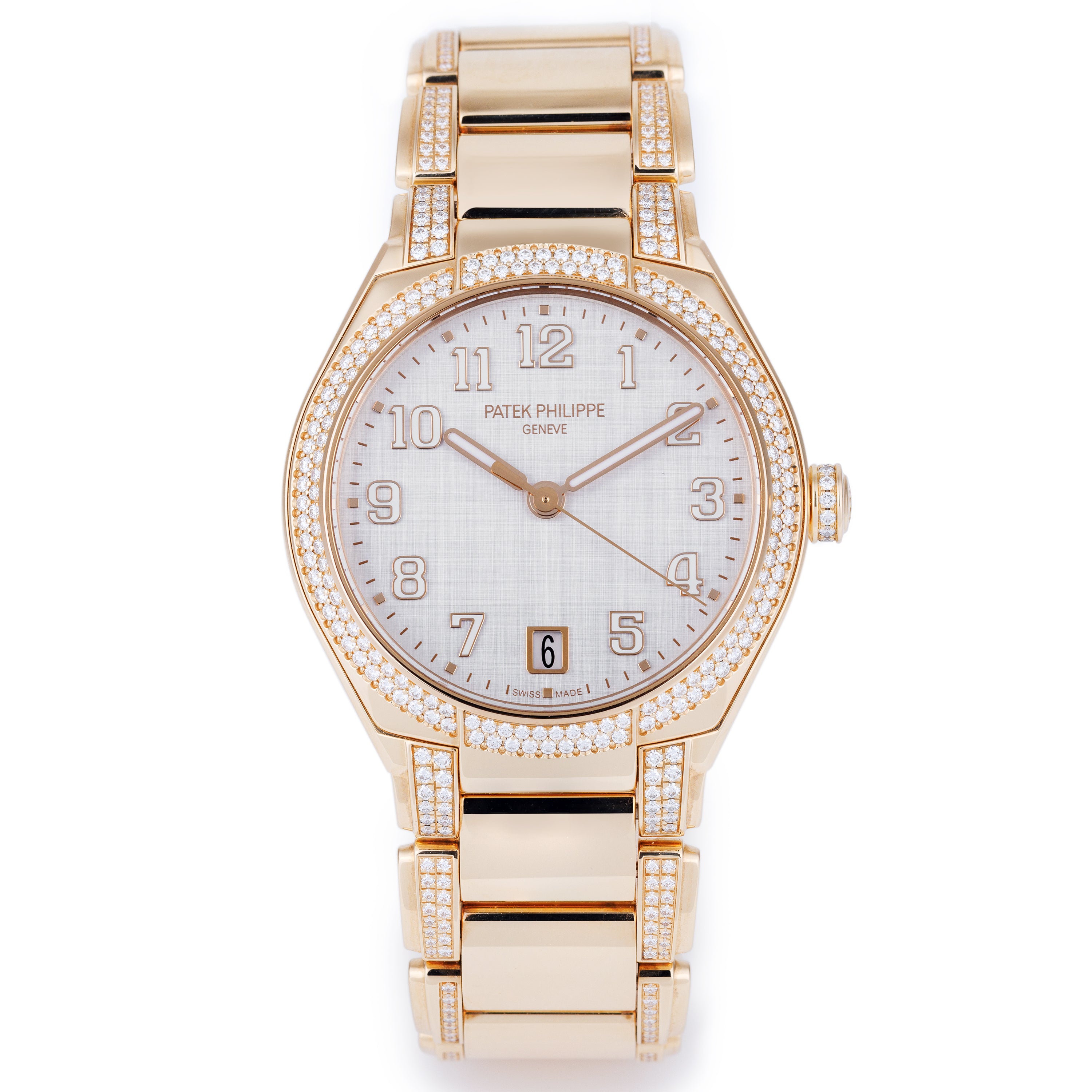 Patek Philippe Twenty-4 Automatic | REF. 7300/1201R-001 | 18k Rose Gold | Diamond Bezel | Box & Papers | 2022