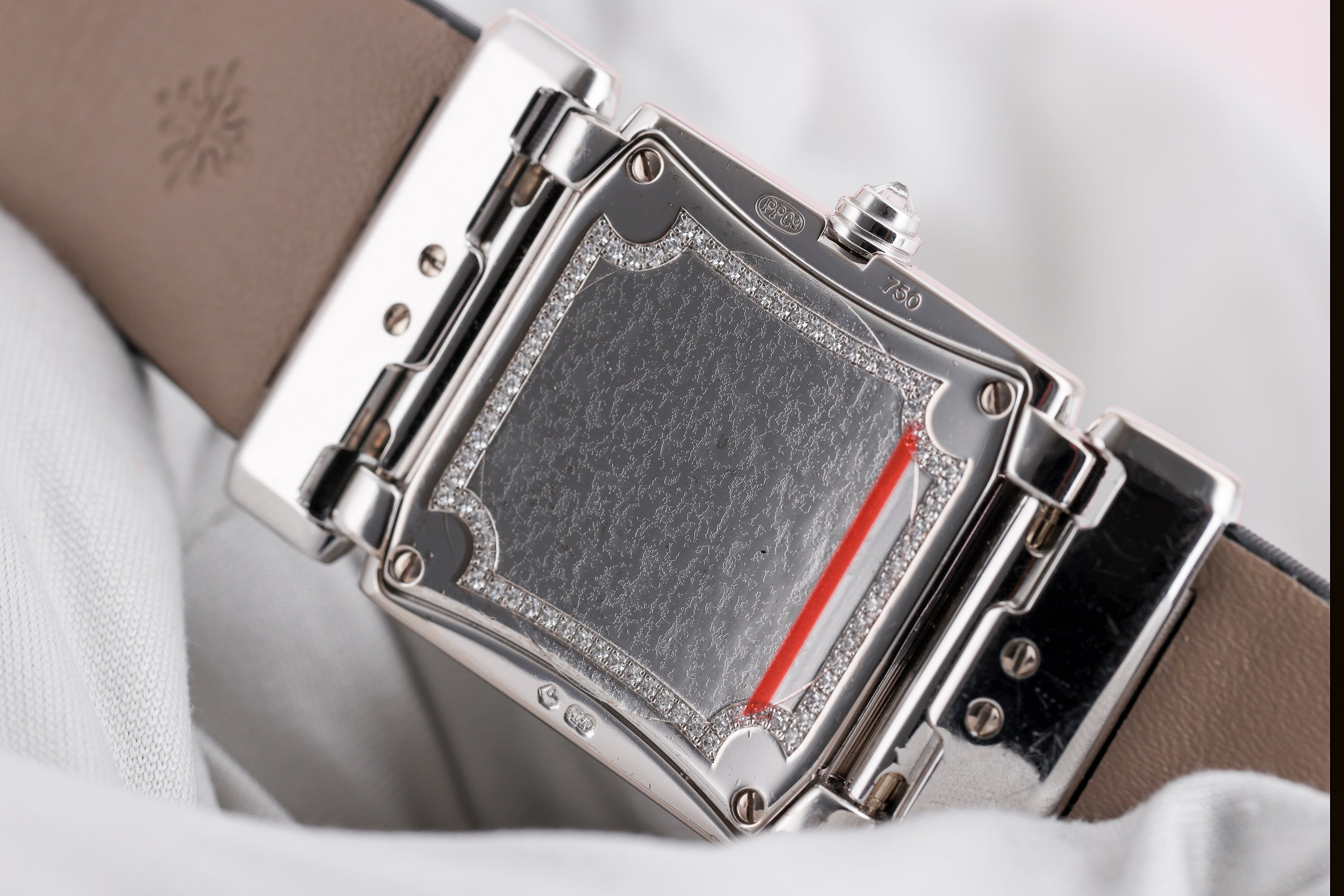 Patek Philippe Twenty-4 | REF. 4910/0G | 18k White Gold | Pavé Diamonds | Box & Papers | 2004