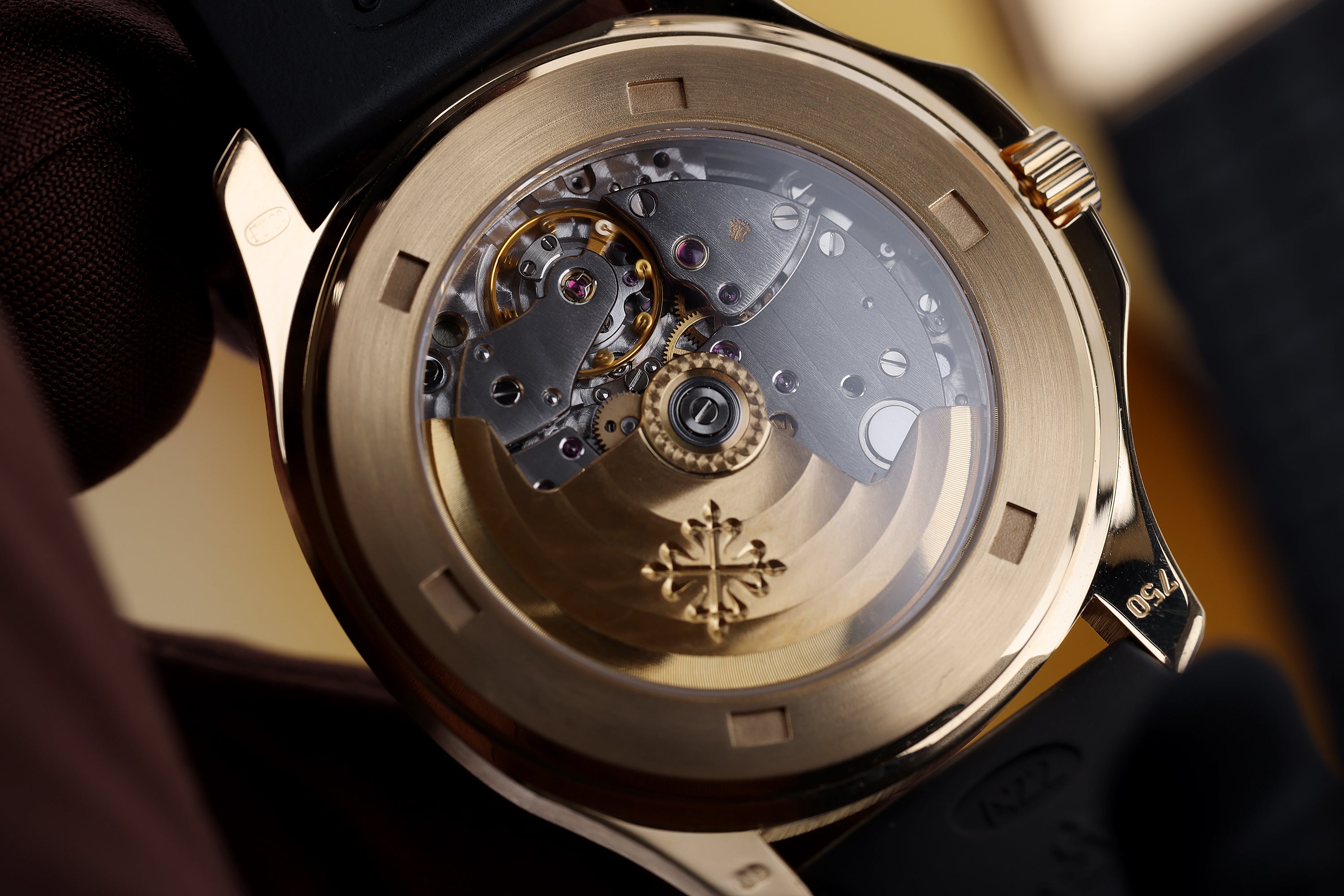 Rare Vintage Patek Philippe Aquanaut | Ref. 5065J | Over Size 38mm |  Black Dial | 18K Yellow Gold